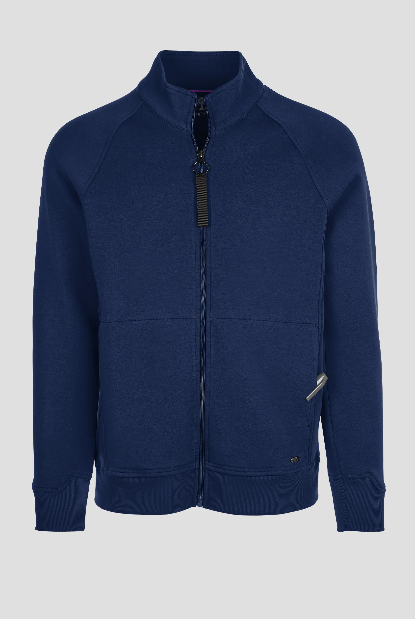 Healing Hands Purple Label Colt Men's 5-Pocket STRETCH Zip Front Scrub Jacket