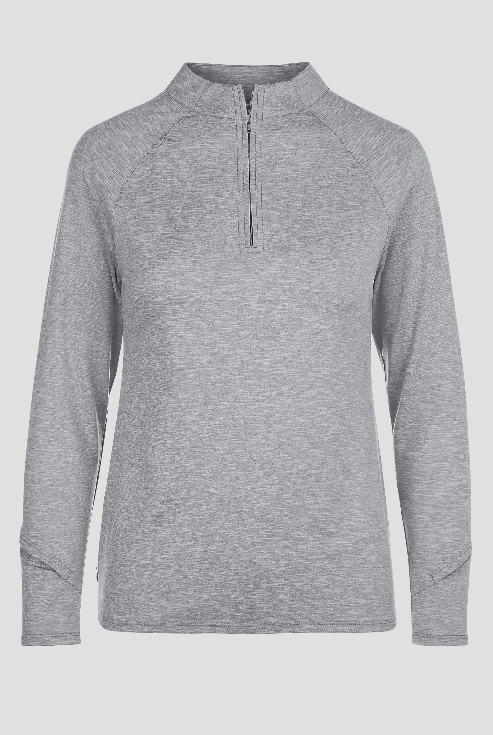 Wink Layers Women's 1-Pocket STRETCH Quarter Zip Mock Neck Knit Underscrub