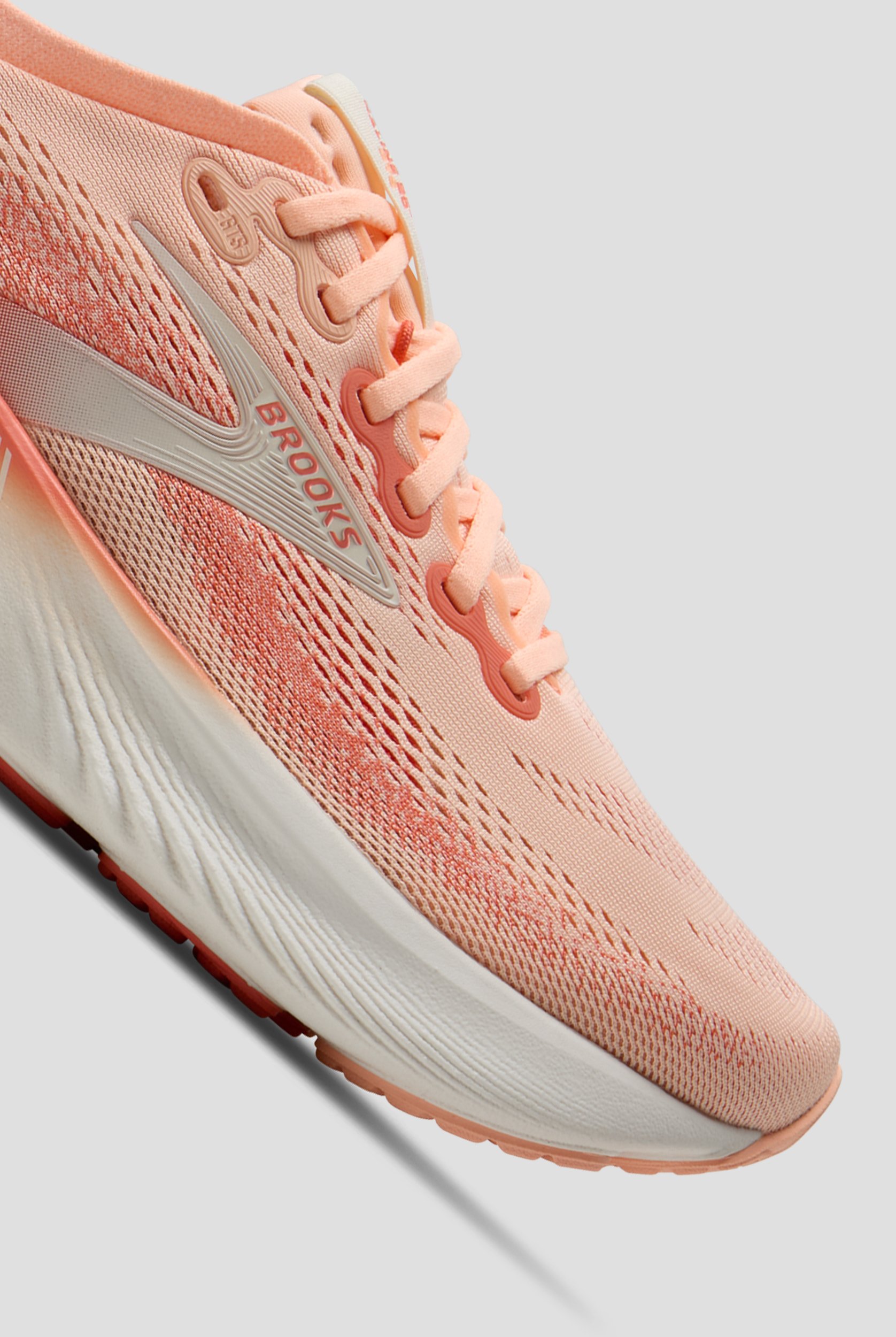 Brooks Women's Adrenaline GTS 25 Peach Echo/Coconut Athletic Lace Up Shoes