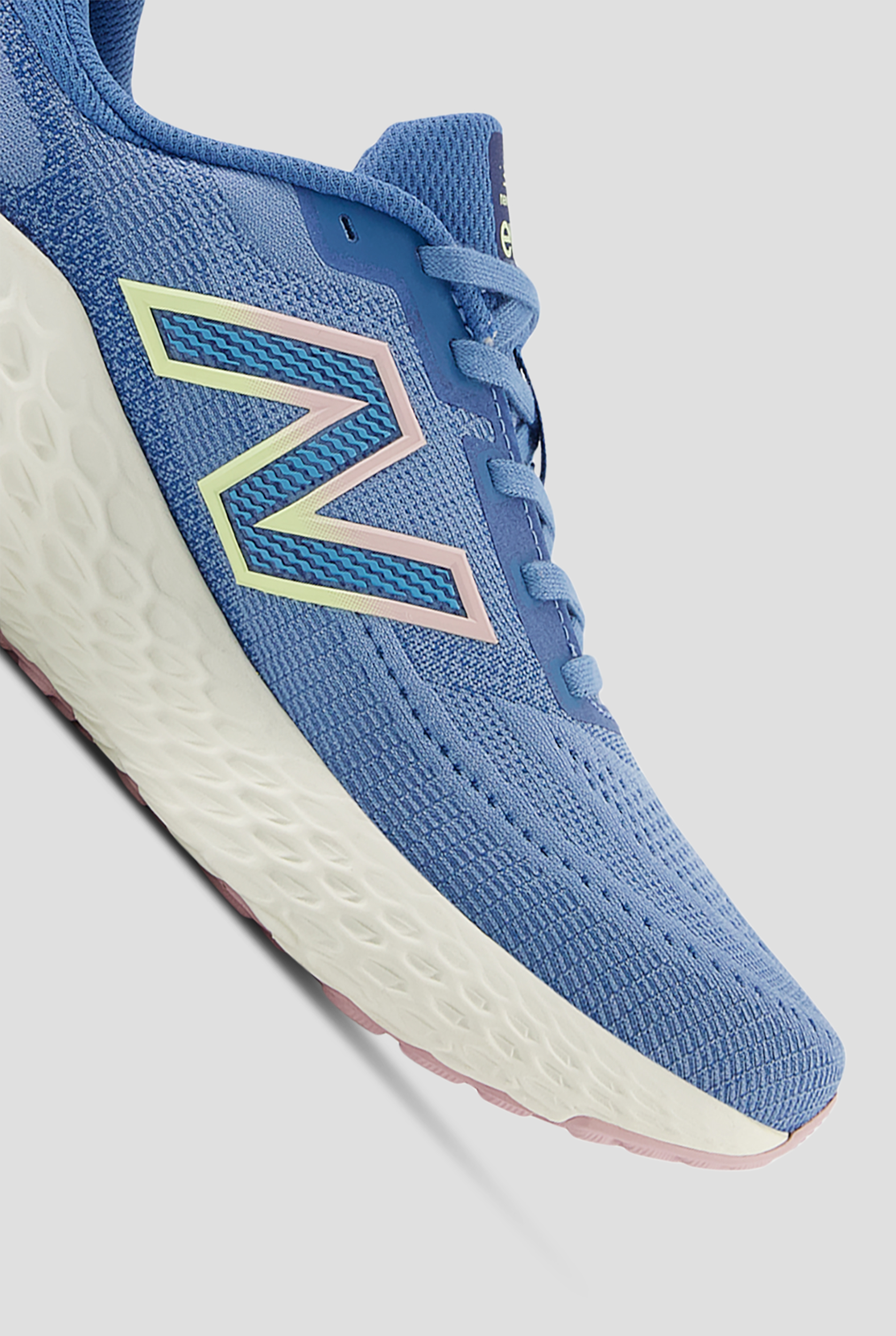 New Balance Women's Fresh Foam X EVOZ Blue Laguna Athletic Lace Up Shoes