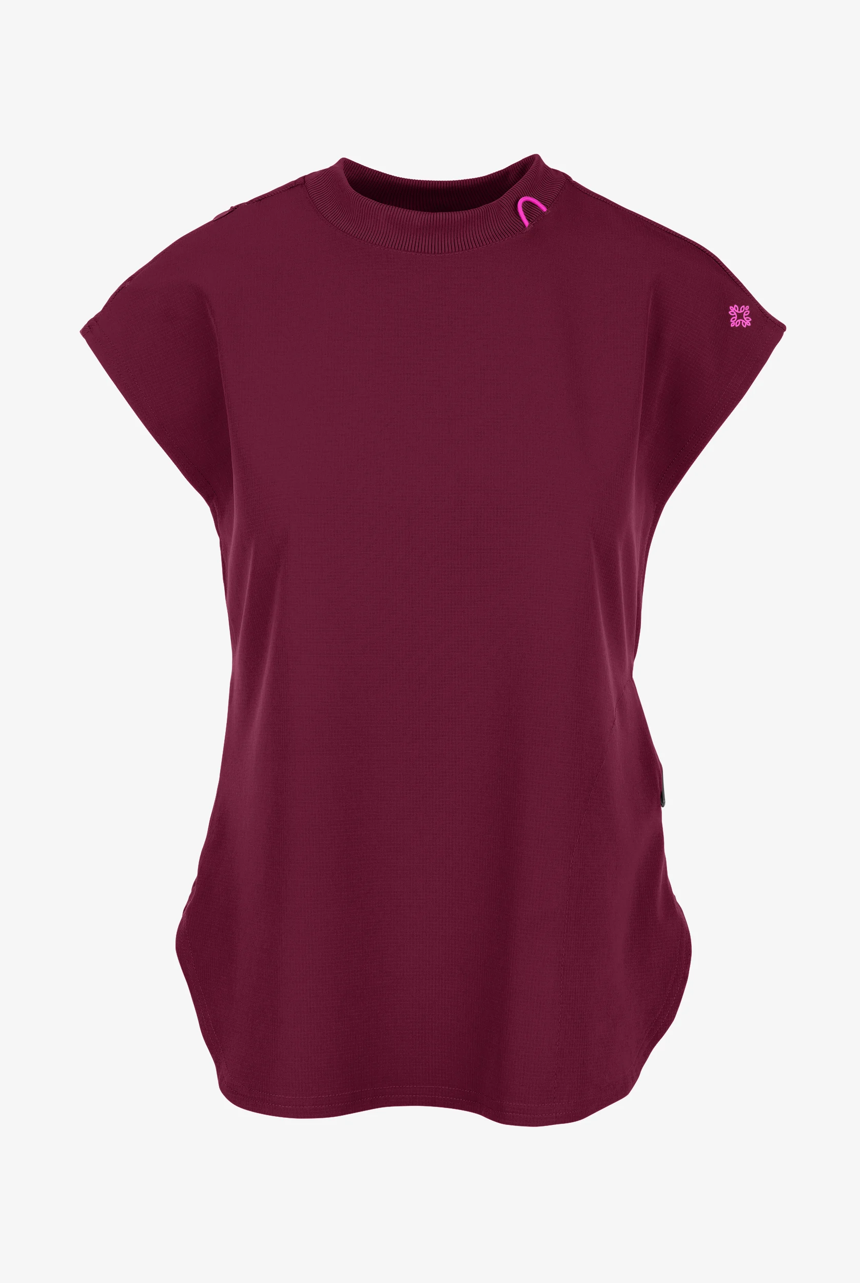 Med Couture Amp Women's 2-Pocket STRETCH Tuck in Dolman Crew Neck Scrub Top