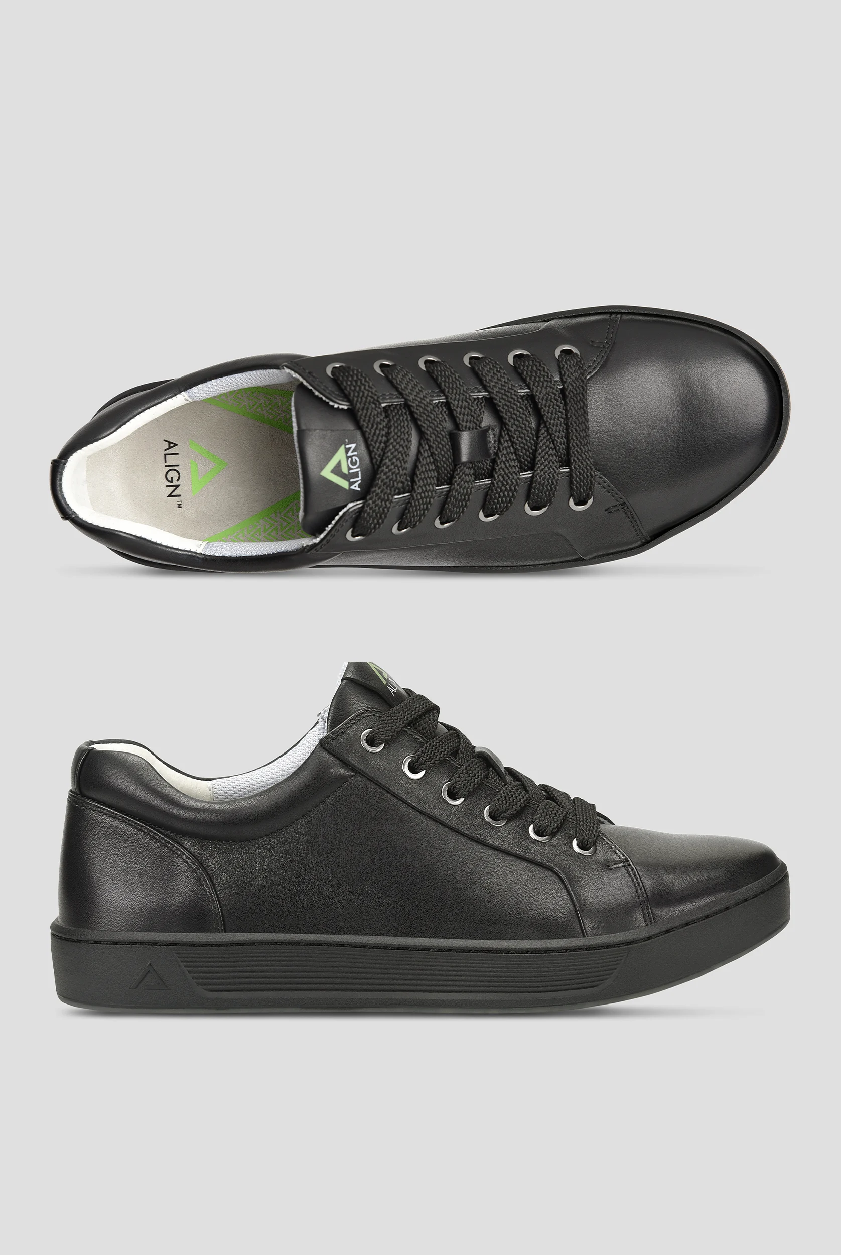 Align™ Men's Tannon Lace-up Slip Resistant Leather Shoes