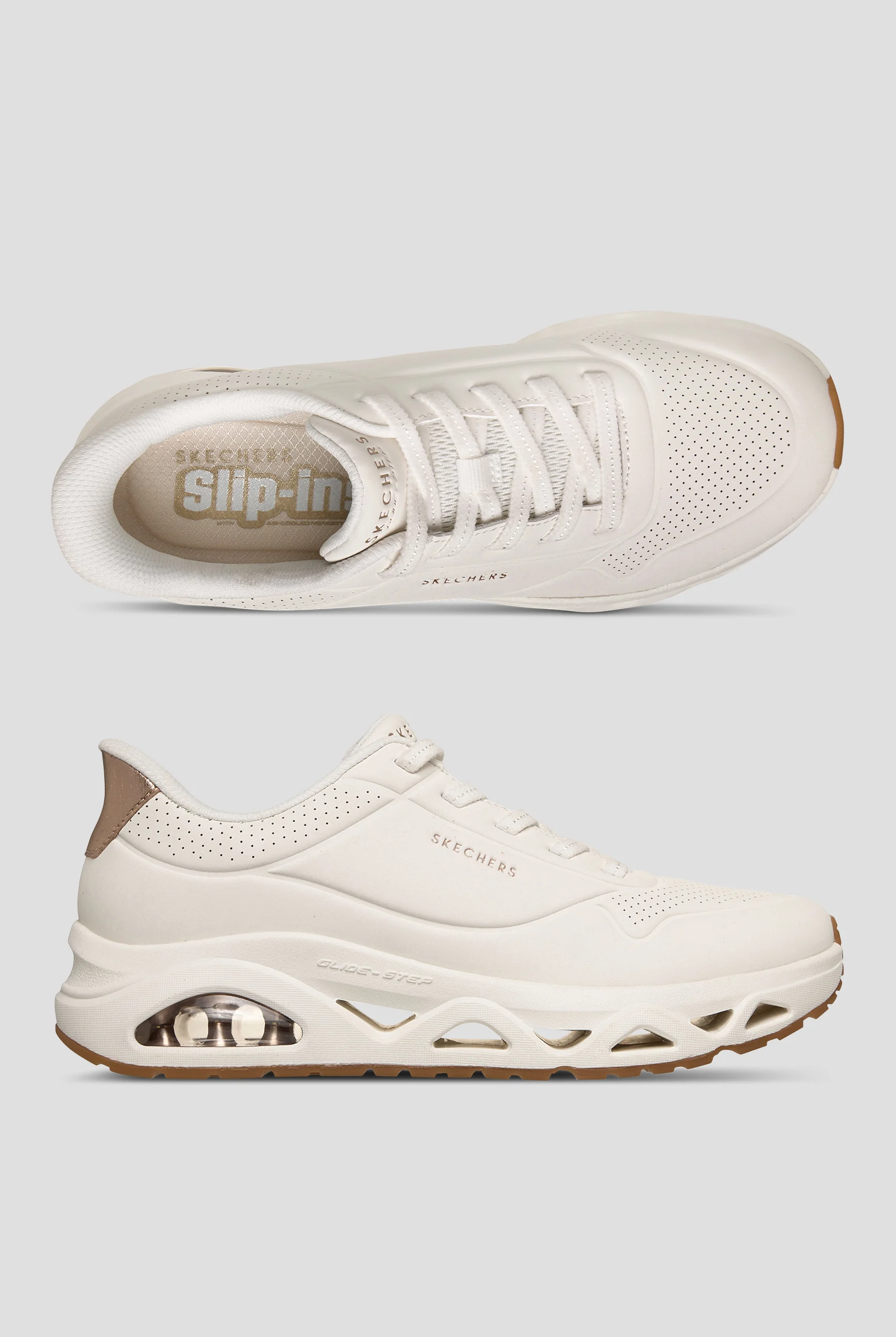 Zapatillas deportivas Skechers Street UNO -GLIDE ON AIR White/Rose Gold
