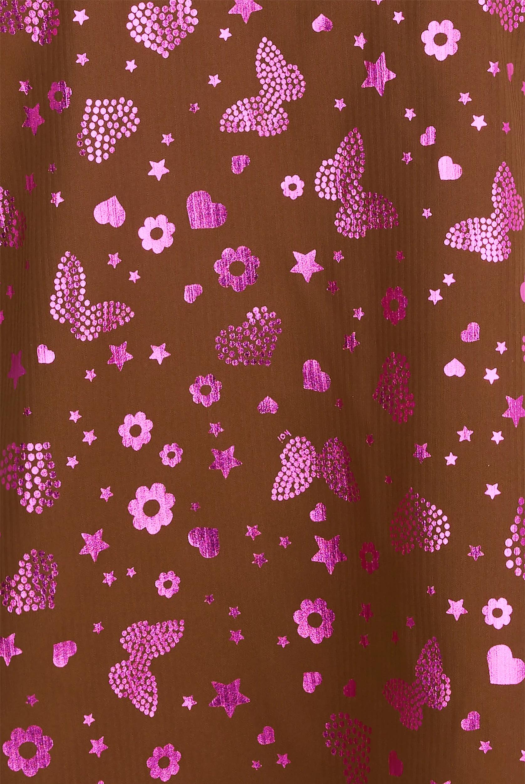 koi Lite Iridescent Light Bright Foil Women's 1-Pocket Mandarin Collar Print Scrub Top