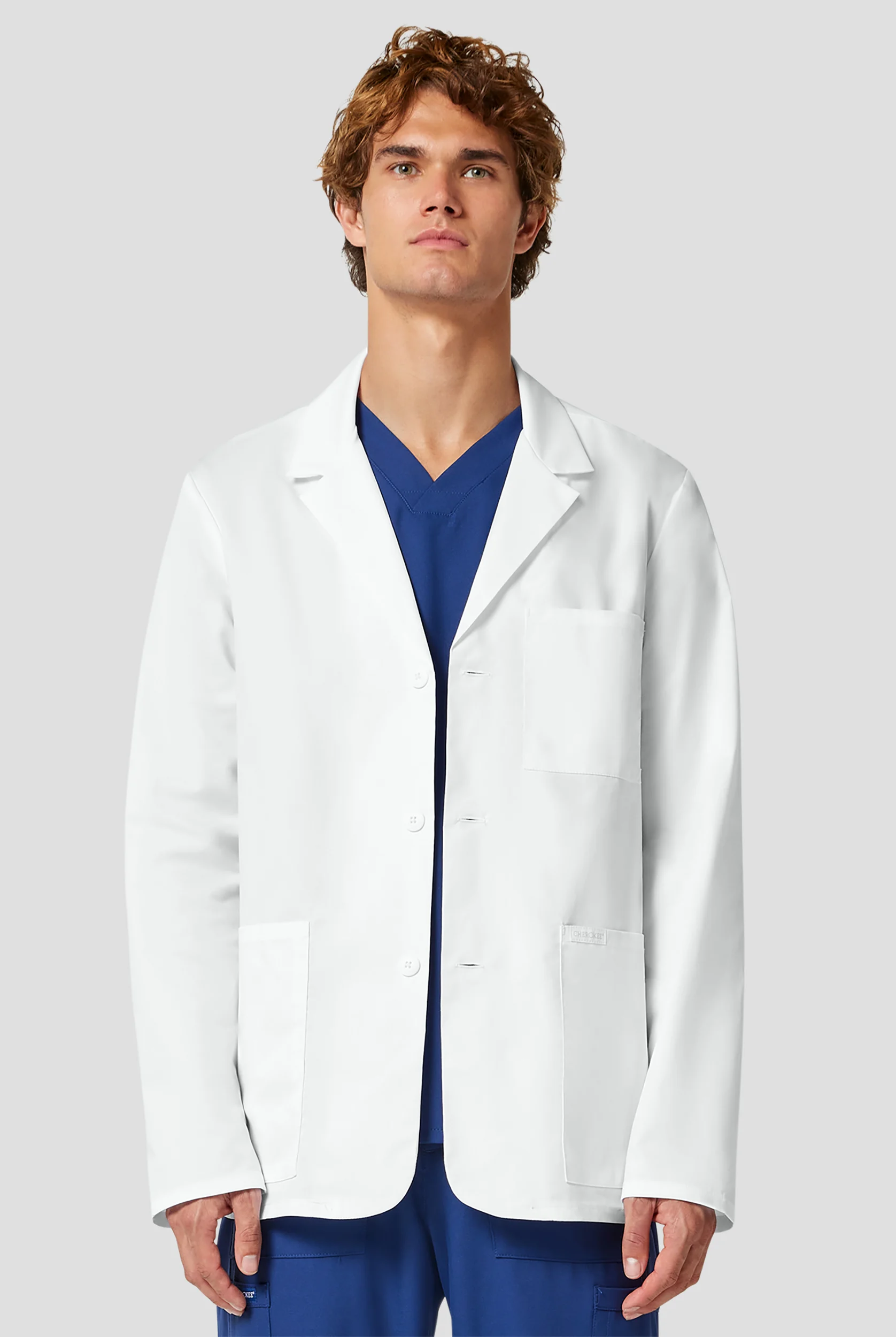 Cherokee Project Lab Men's 30" 3-Pocket Lab Coat