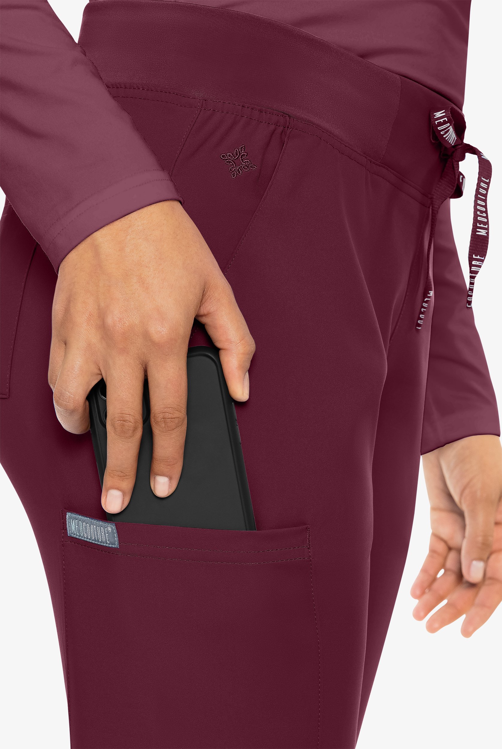 Med Couture Insight Women's 6-Pocket Cargo Jogger Scrub Pants