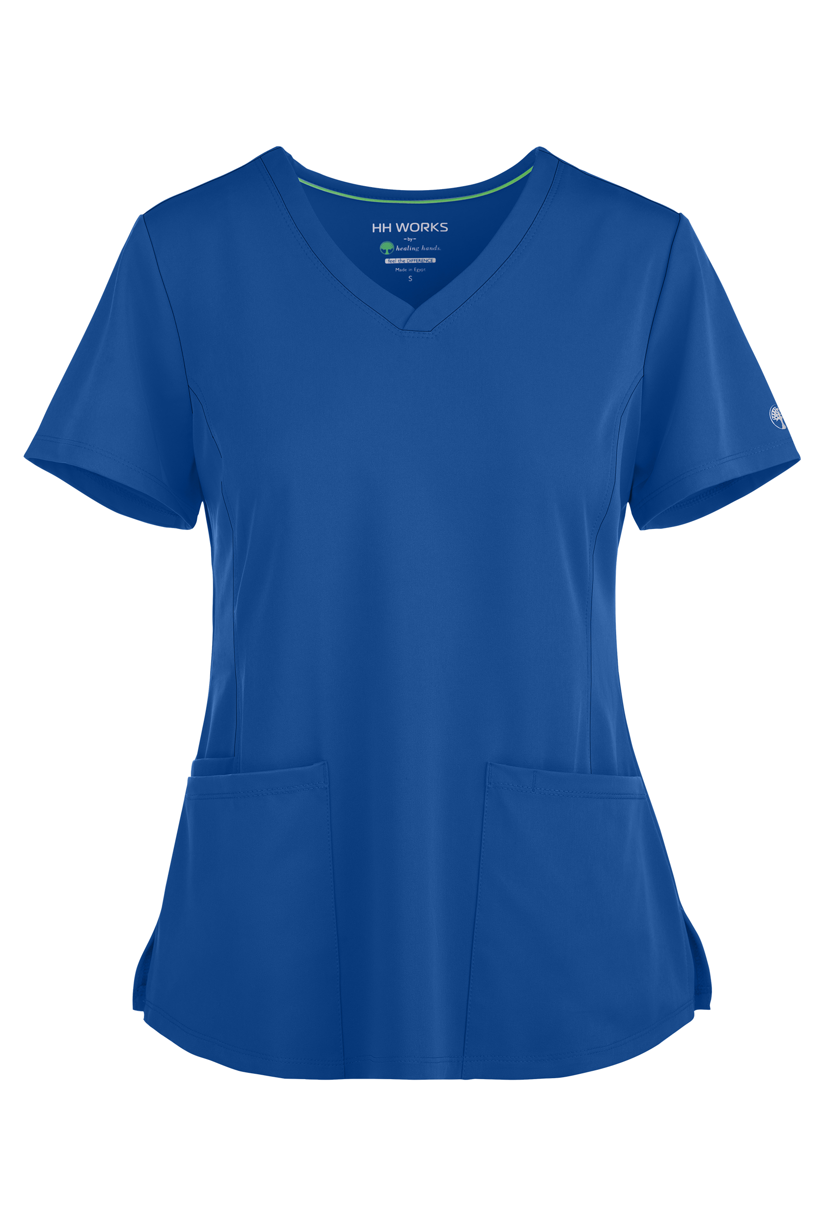 HH Works by Healing Hands Monica Women's 4-Pocket STRETCH V-Neck Scrub Top