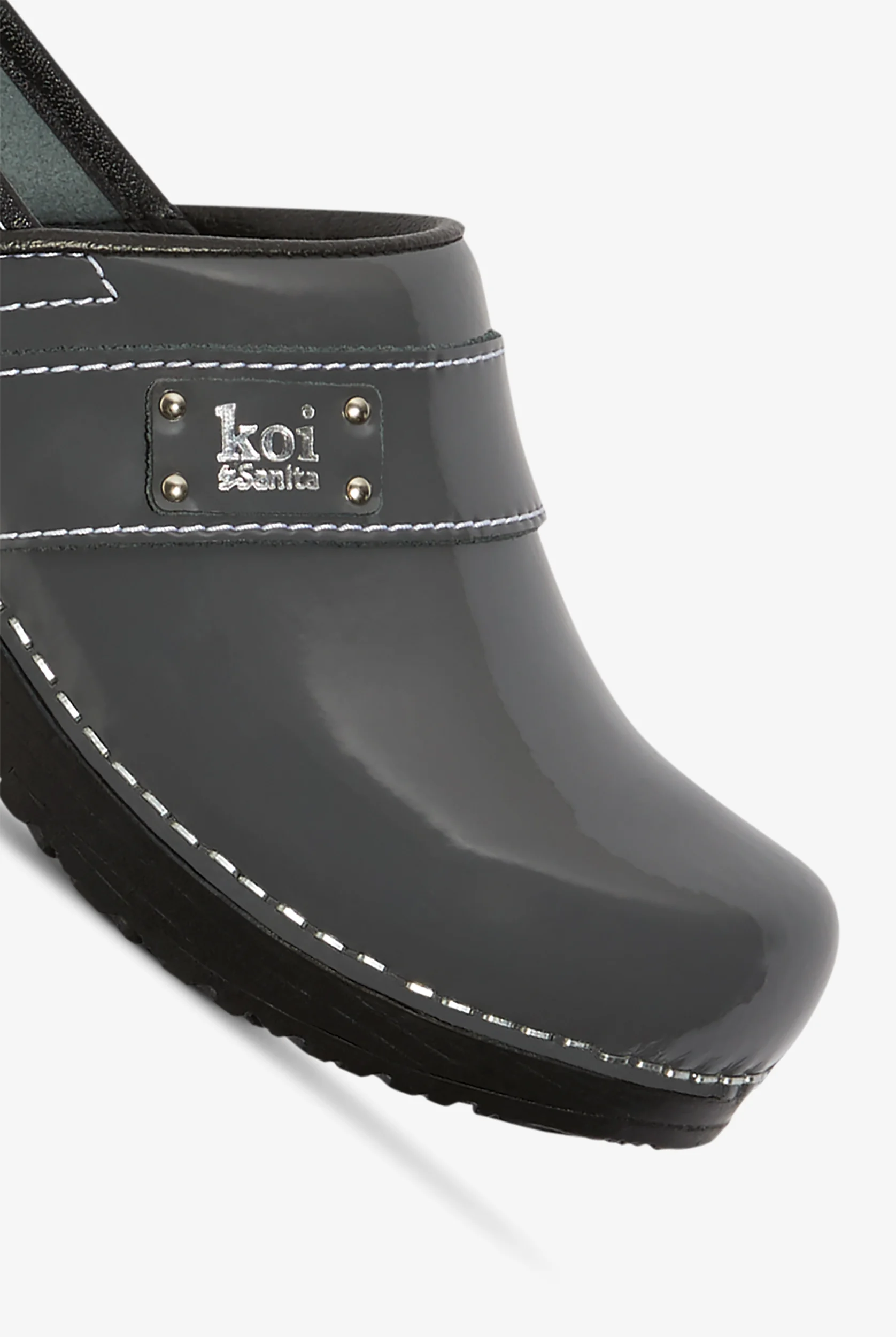 koi by Sanita Women’s Professional Lindsey Patent Leather Nursing Clogs