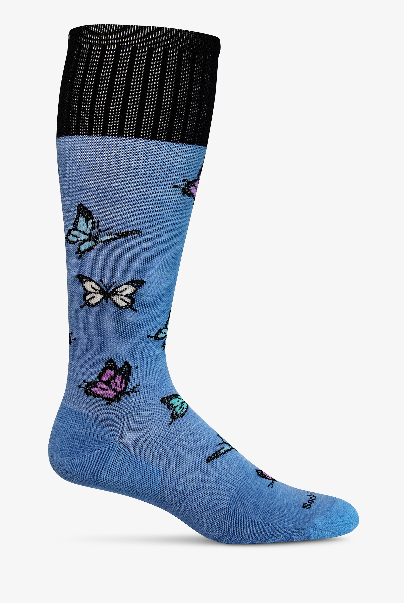 Sockwell Flutter Cornflower Women's 20-30 mmHg Firm Compression Socks