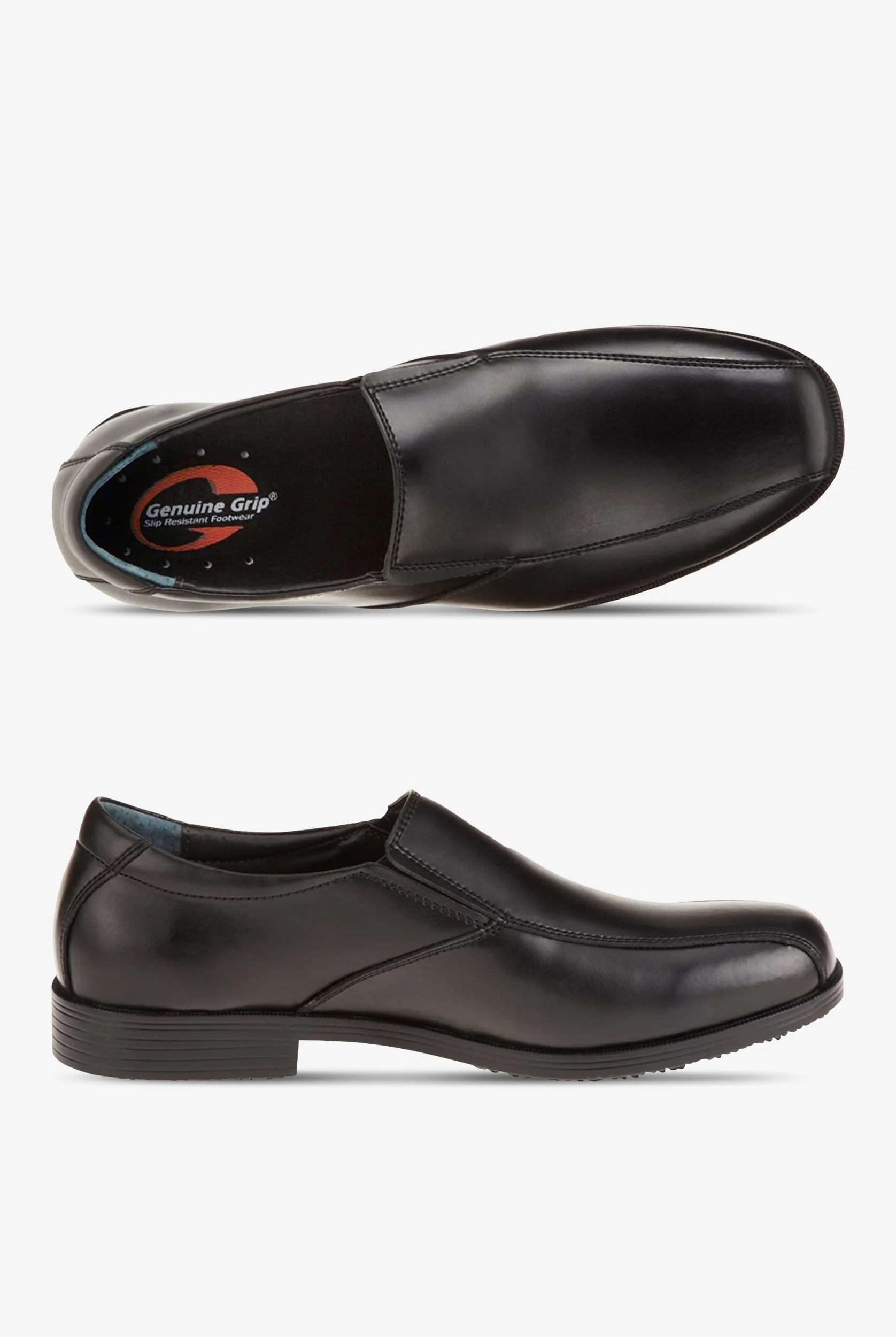 Genuine Grip Men's Slip Resistant Slip-On Chef Shoes