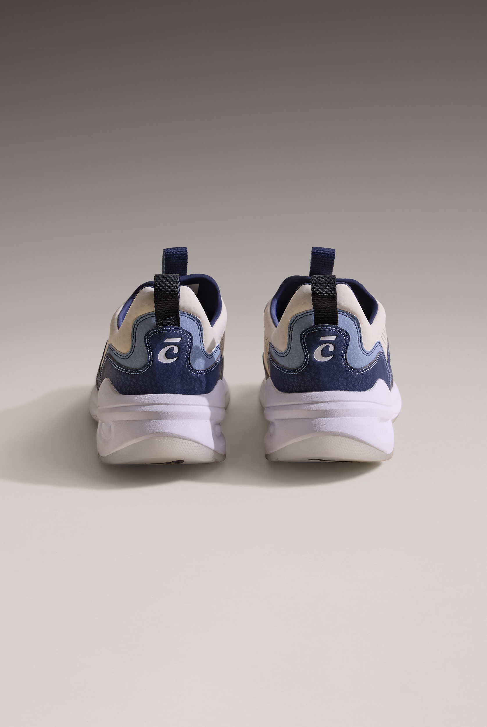 Zapatillas deportivas Clove Strada Sand/Navy/White con cordones para mujer