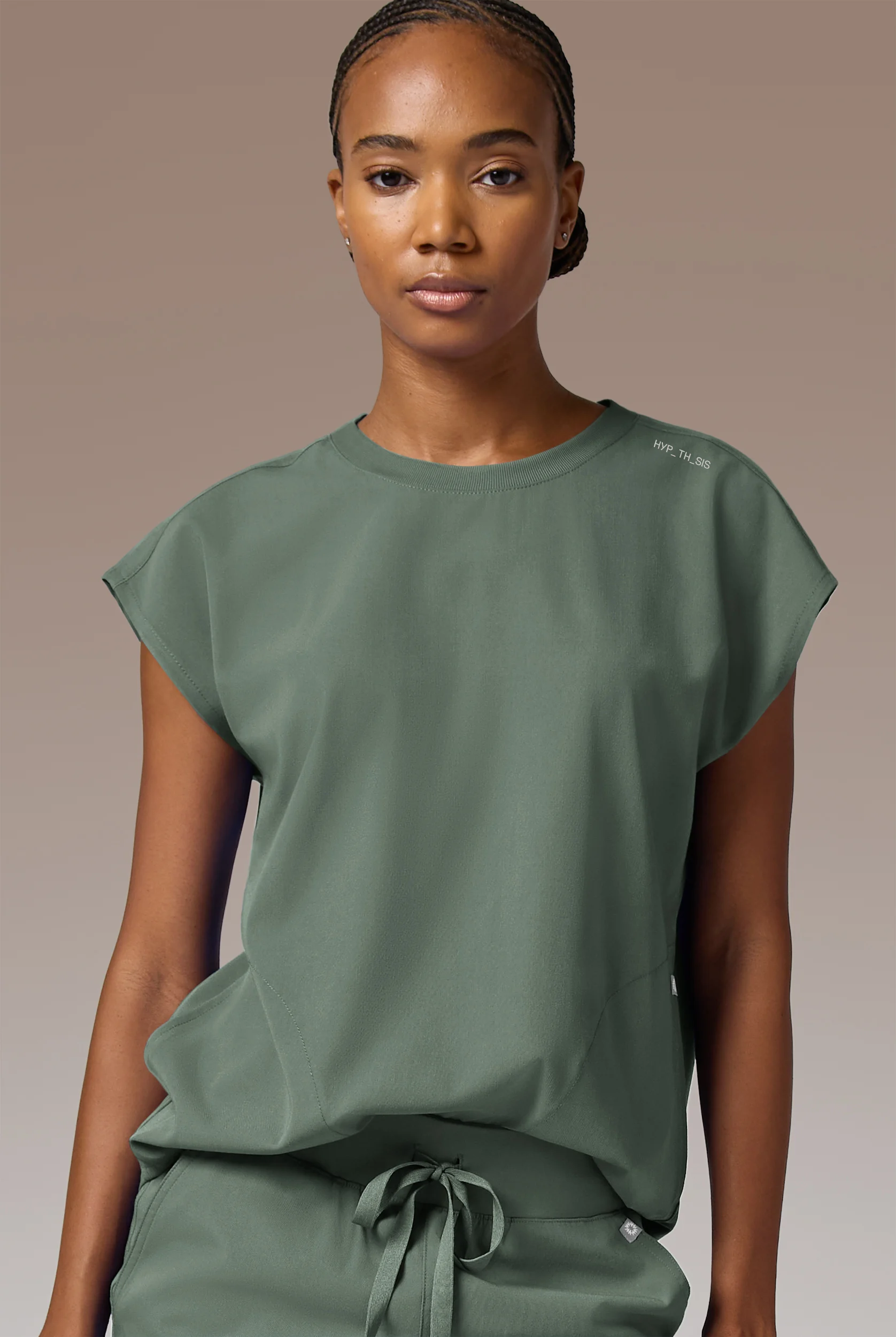 Hypothesis Edge Crew Women's 2-Pocket Relaxed Dolman Sleeve Scrub Top
