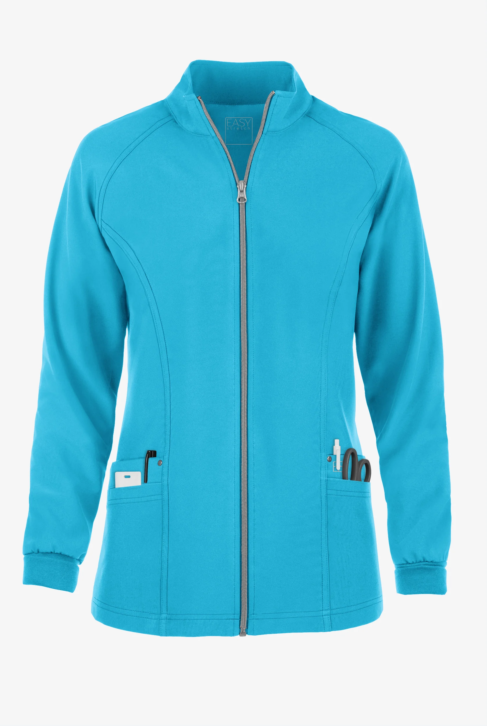 Easy STRETCH Zadie Women's 4-Pocket Raglan Scrub Jacket