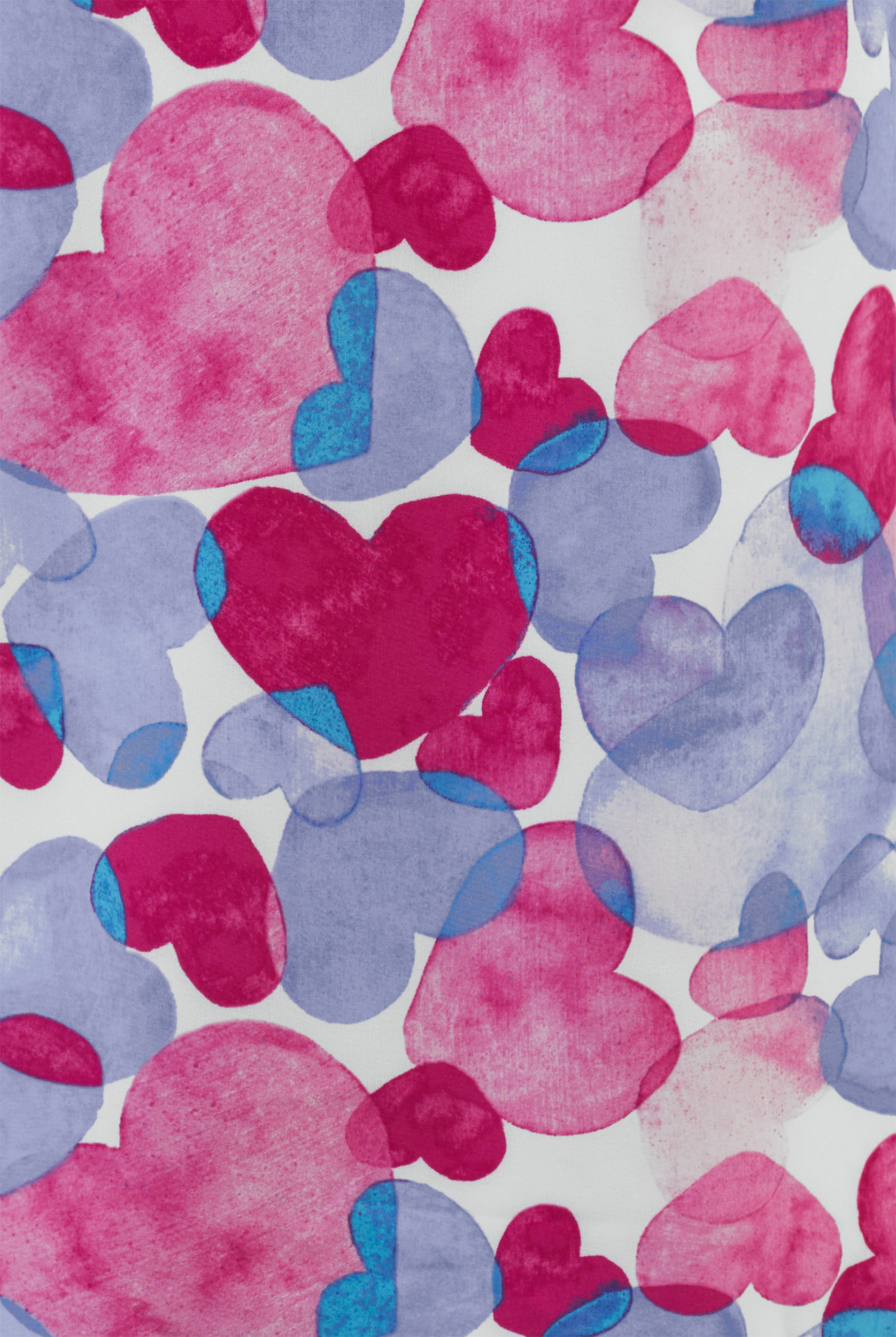 Zoe + Chloe Sentimental Hues V-Neck Print Scrub Top