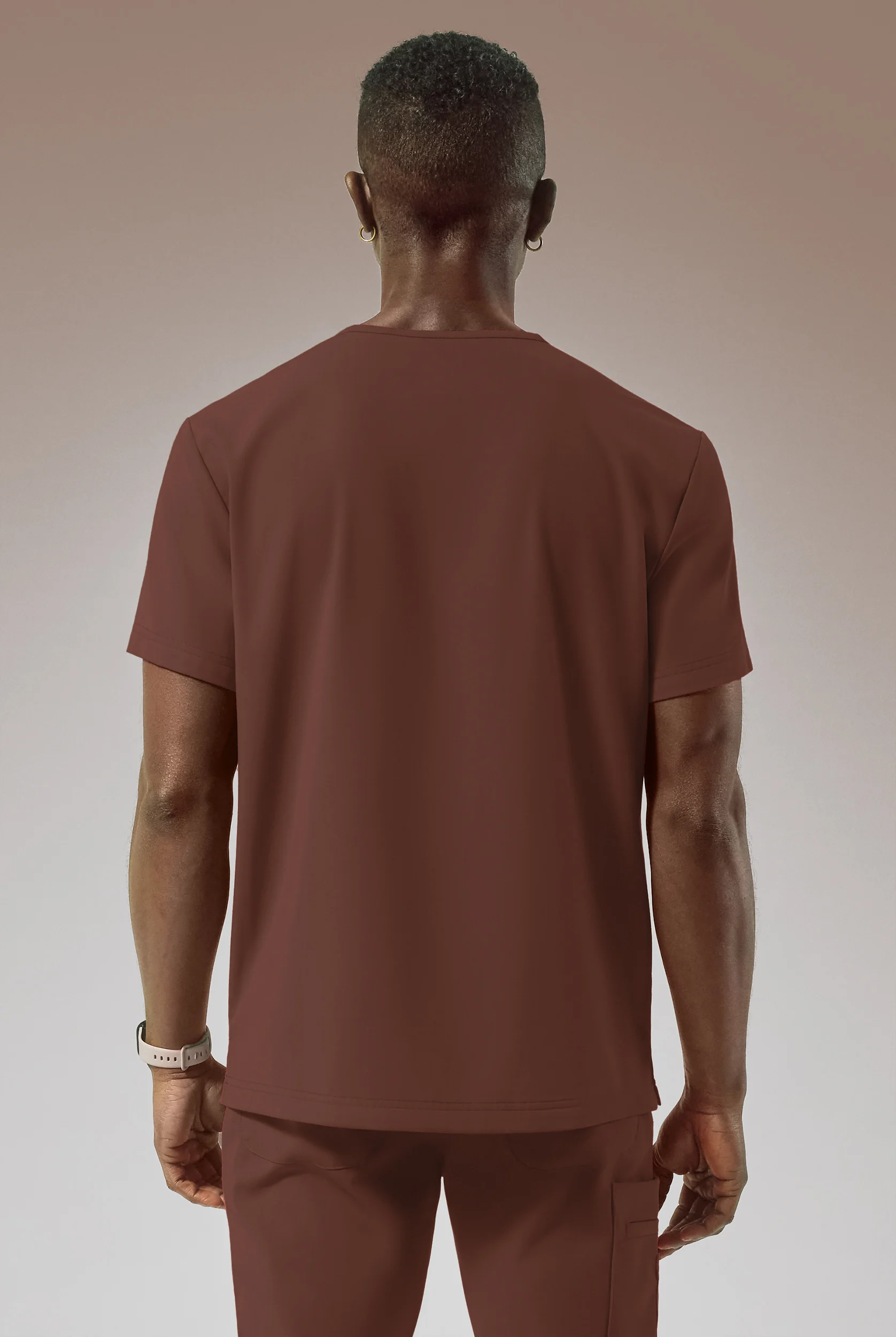 Hypothesis Omni V Men's 1-Pocket Tuck In V-Neck Scrub Top