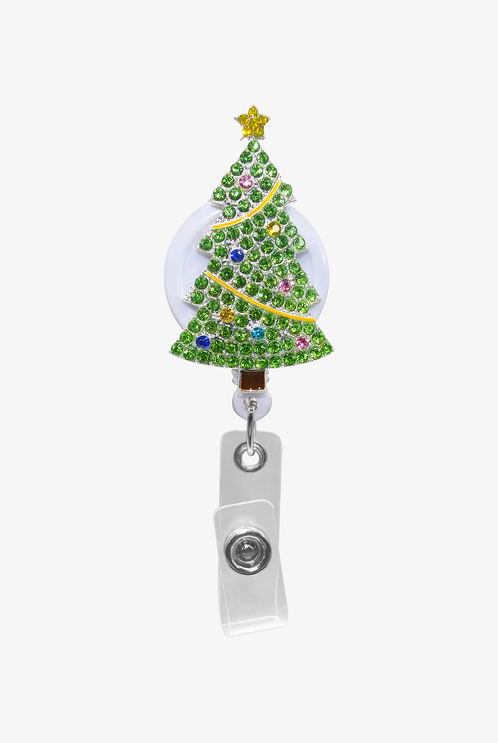 Outside the Box Christmas Tree Sparkle and Shine ID Badge Holder