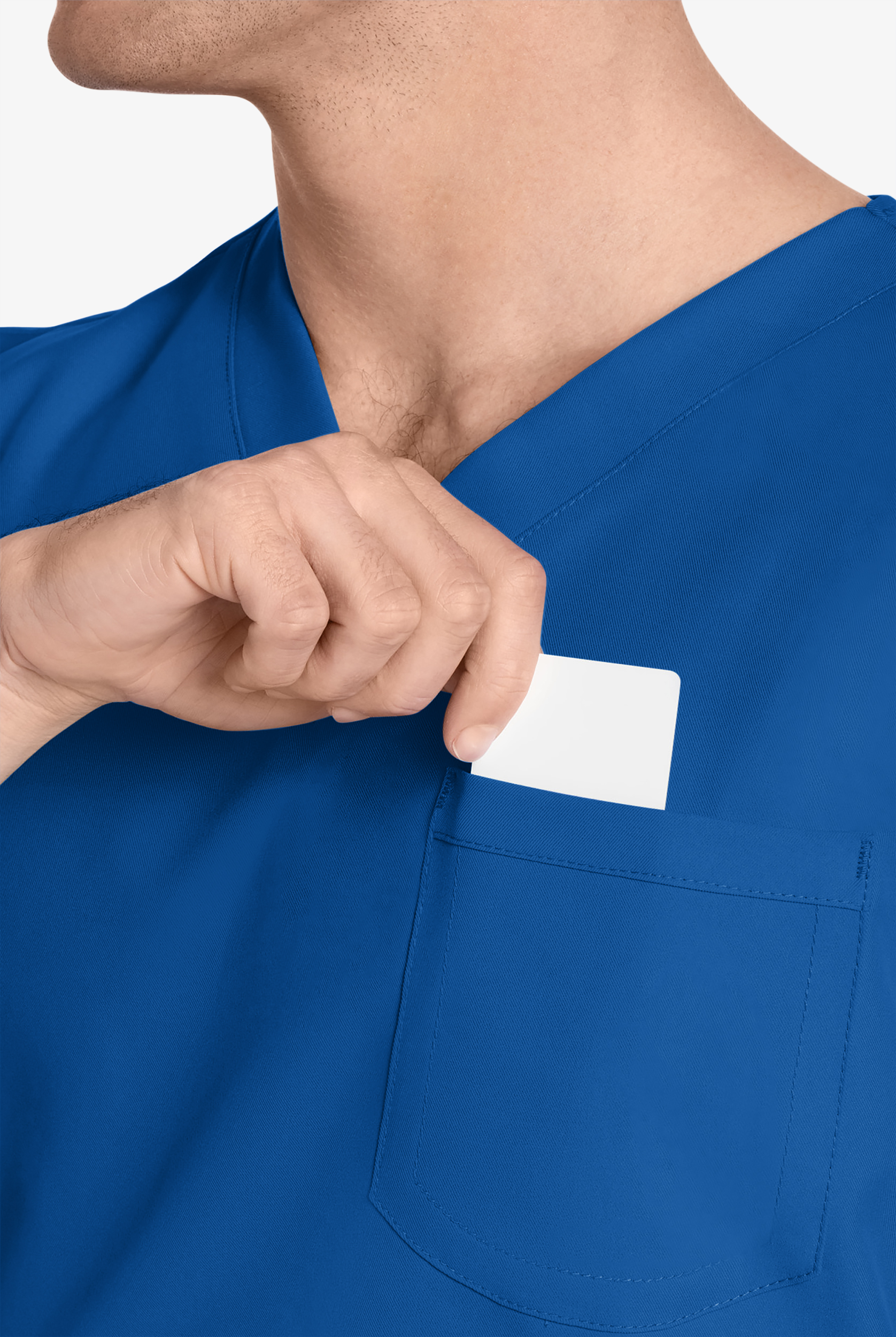 Cherokee Workwear Originals Ultra Unisex 1-Pocket V-Neck Scrub Top