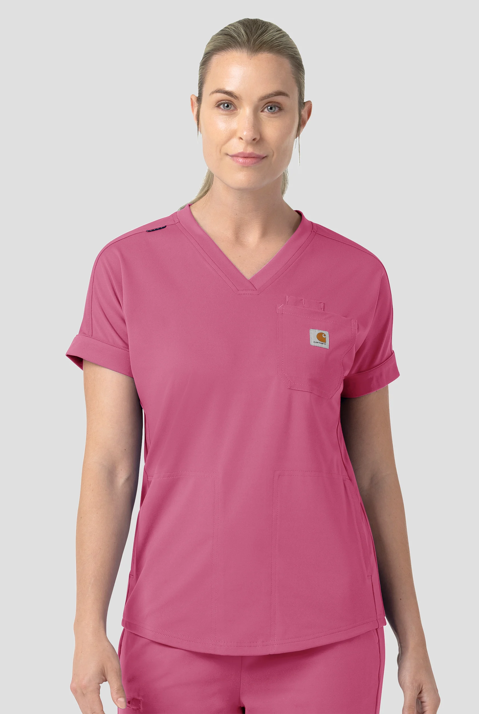 Carhartt Force&reg; Cross-Flex Knits Women's 5-Pocket STRETCH V-Neck Scrub Top