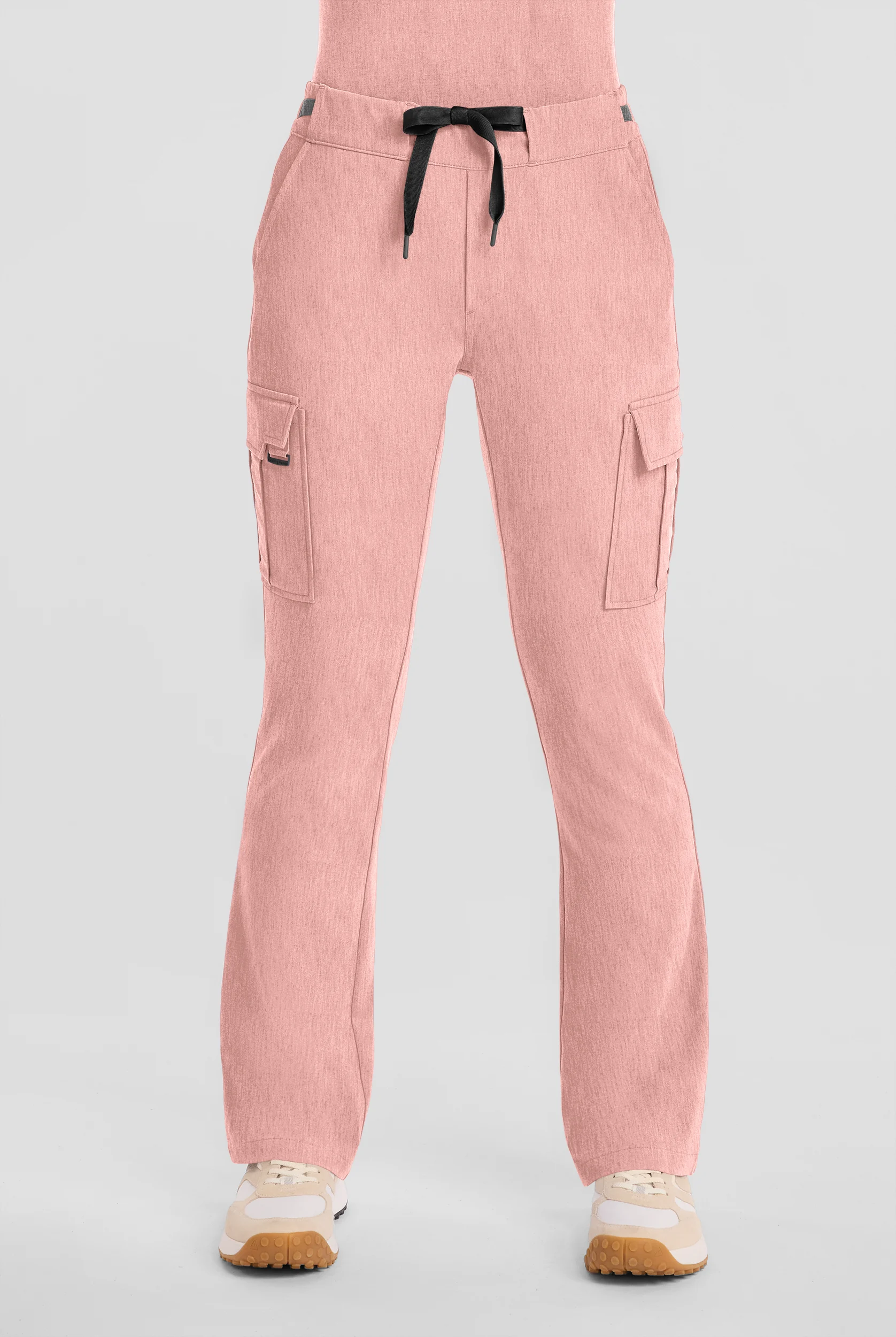 Healing Hands Quest Blair Women's 6-Pocket STRETCH Flare Leg Drawstring Cargo Scrub Pants