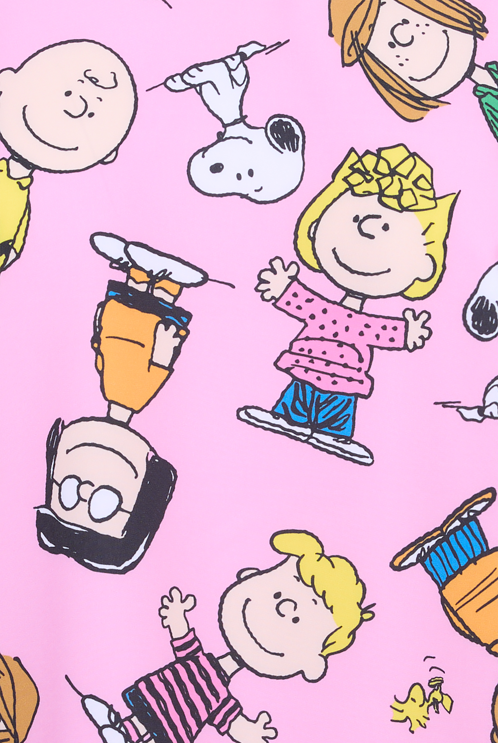 Peanuts by Funscrubs Women's 2-Pocket STRETCH V-Neck Print Scrub Top