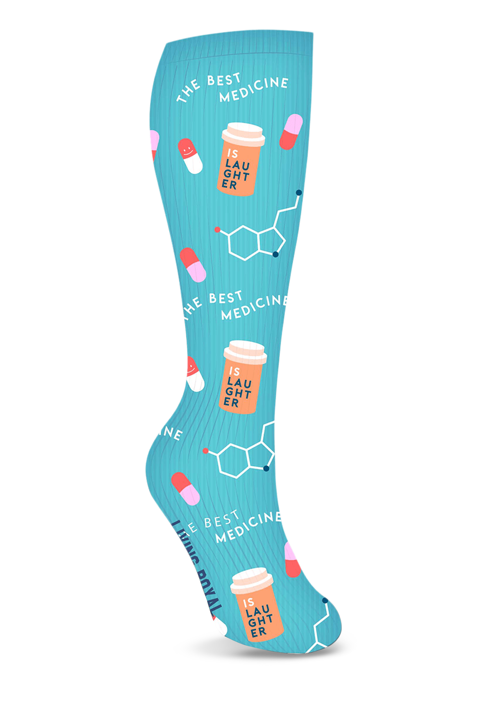 Living Royal Nurse Women's 15-20 mmHg Moderate Compression Socks