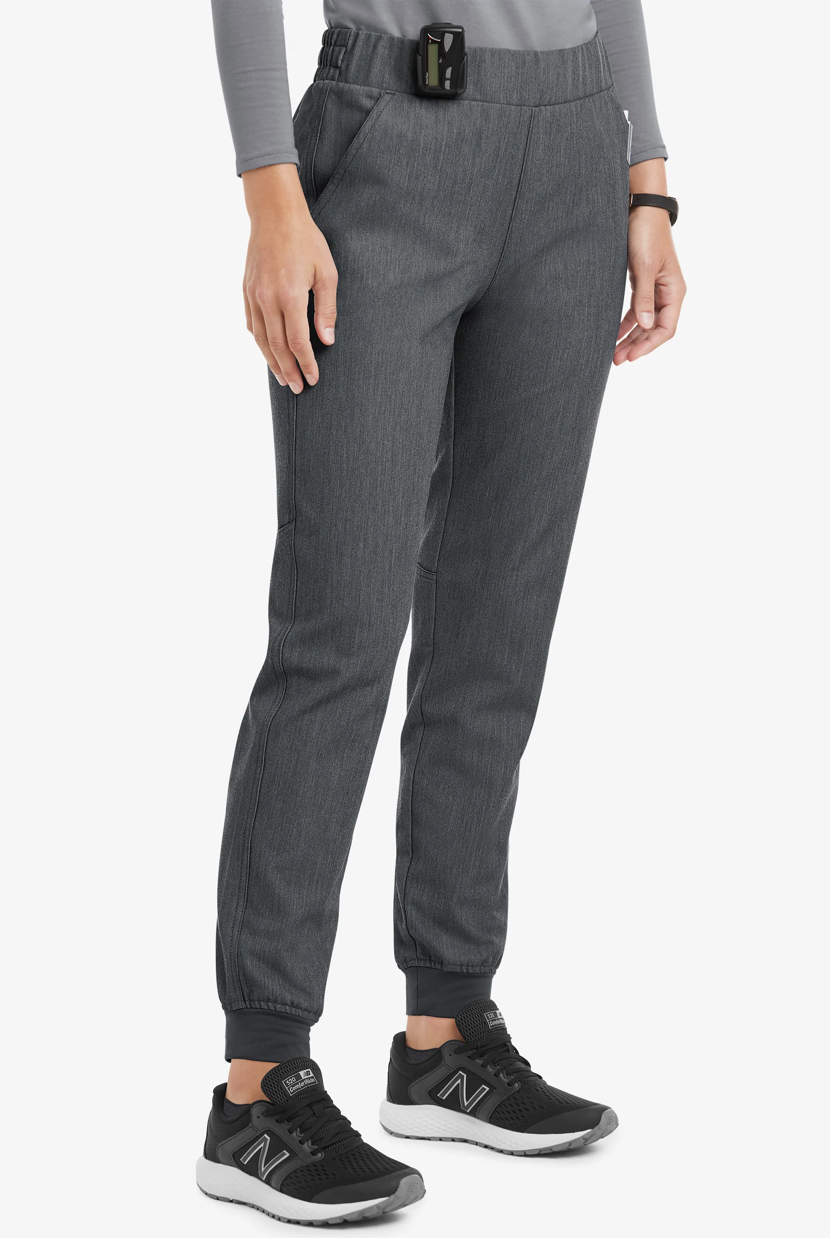 MOVEMENT by Butter-Soft Vega Women's 5-Pocket Flat Front Jogger STRETCH Scrub Pants - Tall