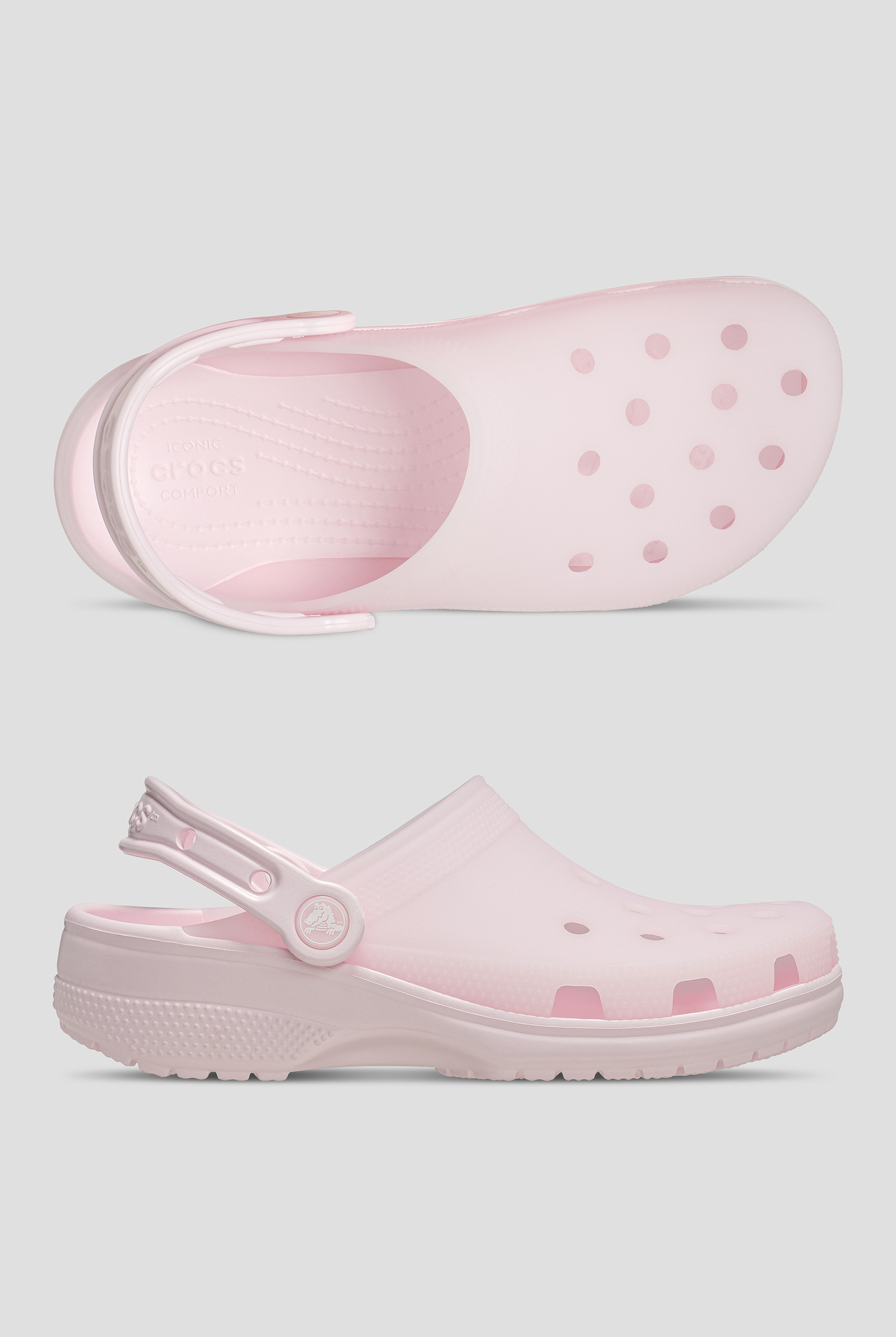 Crocs™ Womens Classic Purple Moon Frosted Clog