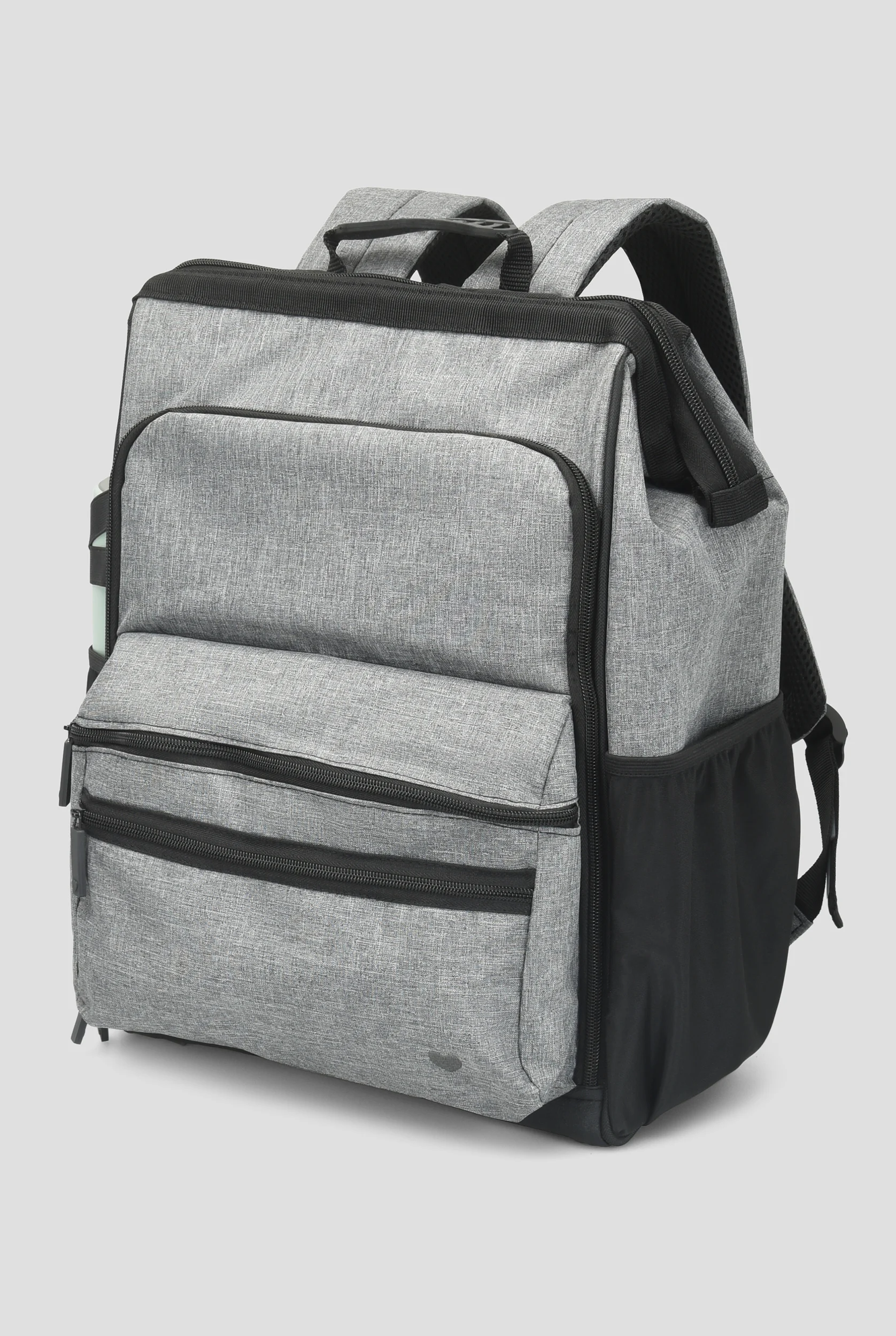 Nurse Mates Grey Linen Texture Ultimate Nursing Backpack