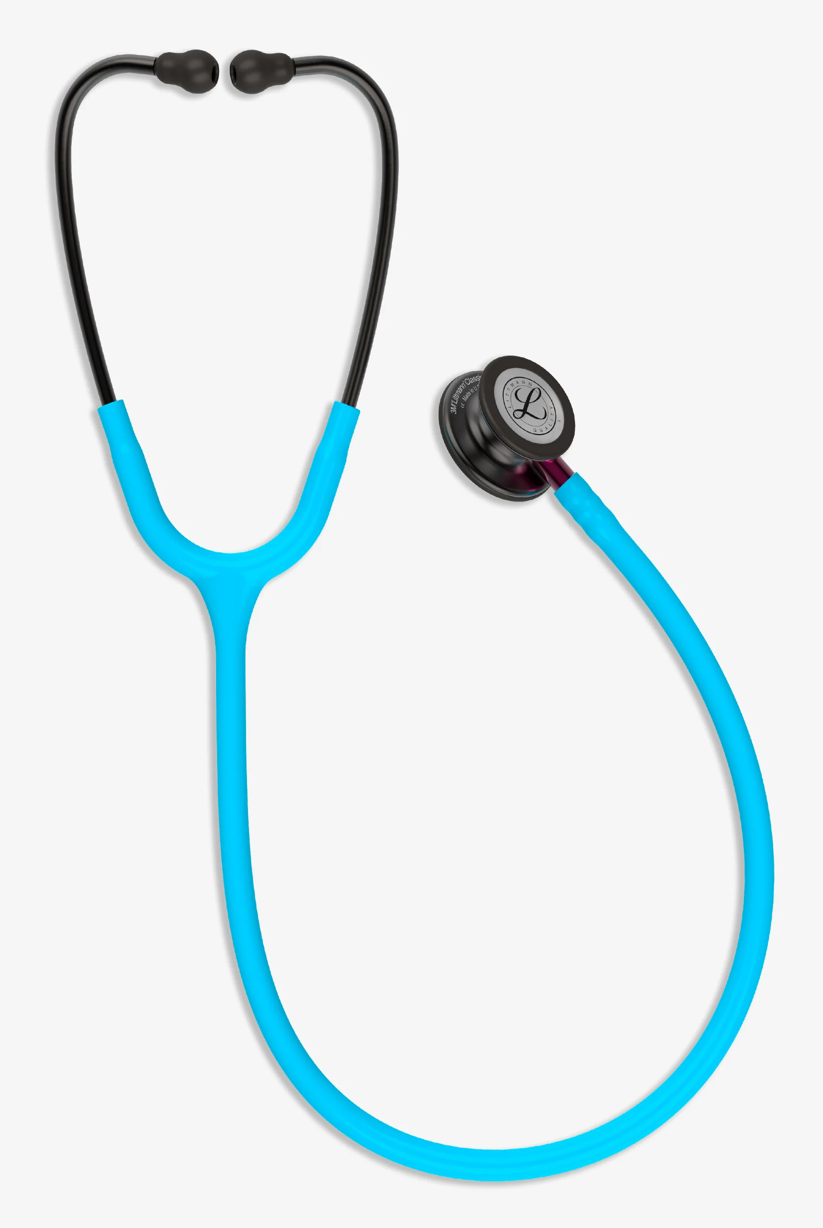 3M™ Littmann® Classic III™ Smoke Finish Turquoise Tube Stethoscope