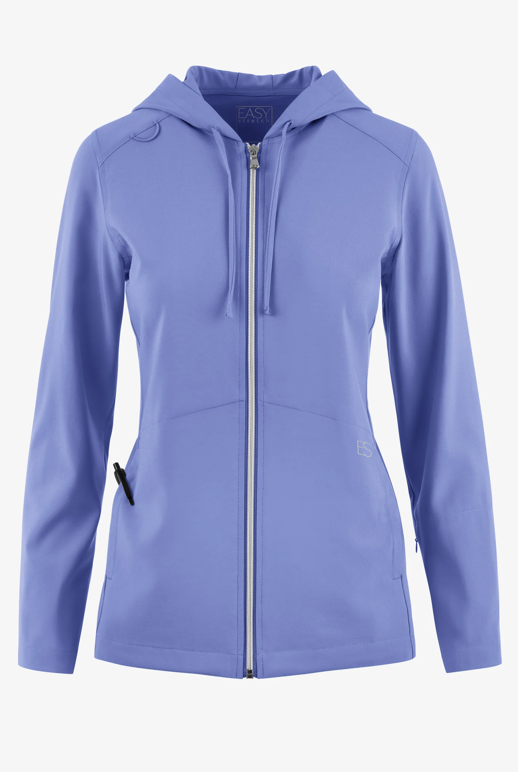 Sudadera m&eacute;dica Easy STRETCH Selena con cremallera y 5 bolsillos para mujer