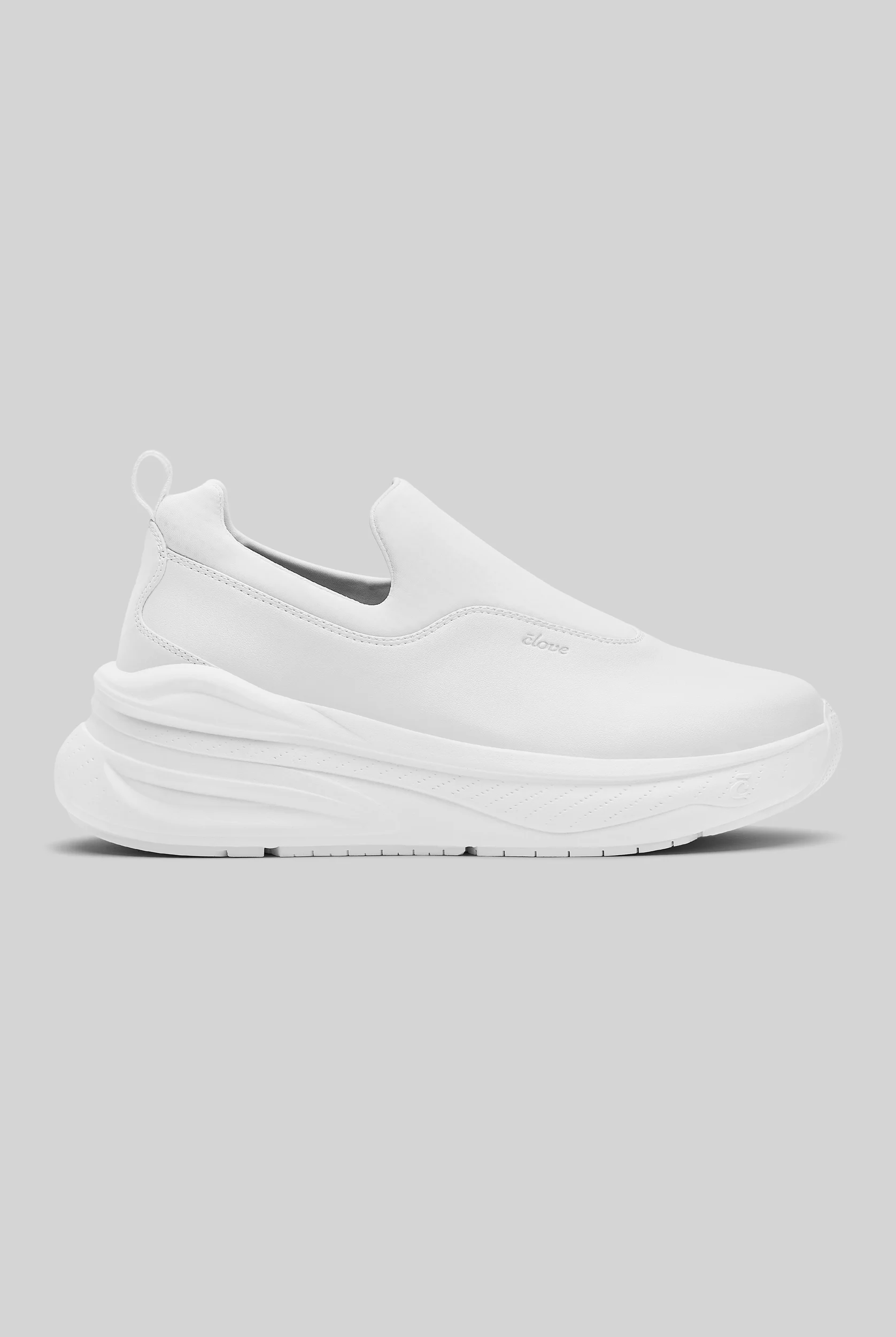Clove Ona Women's Brilliant White Lace-Free Athletic Shoe