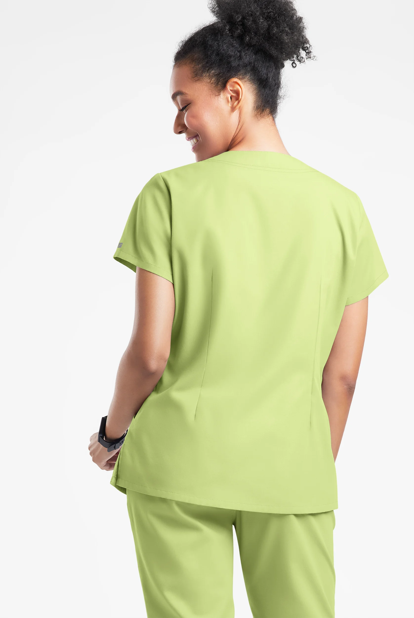 Butter-Soft Originals Women's 6-Pocket Scallop Neck Scrub Top