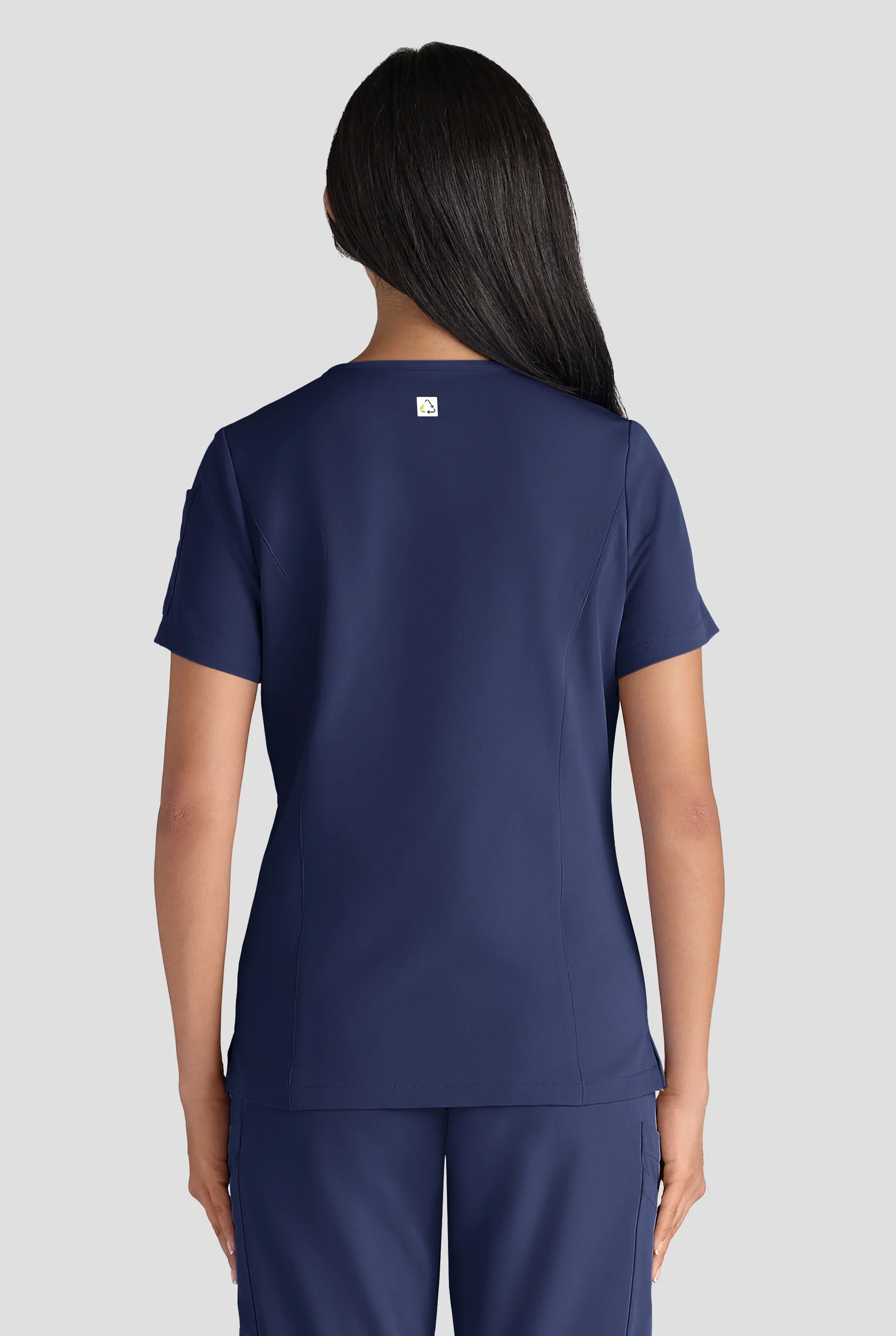 Blusa médica ReSurge Diamond con cuello en V y 3 bolsillos para mujer