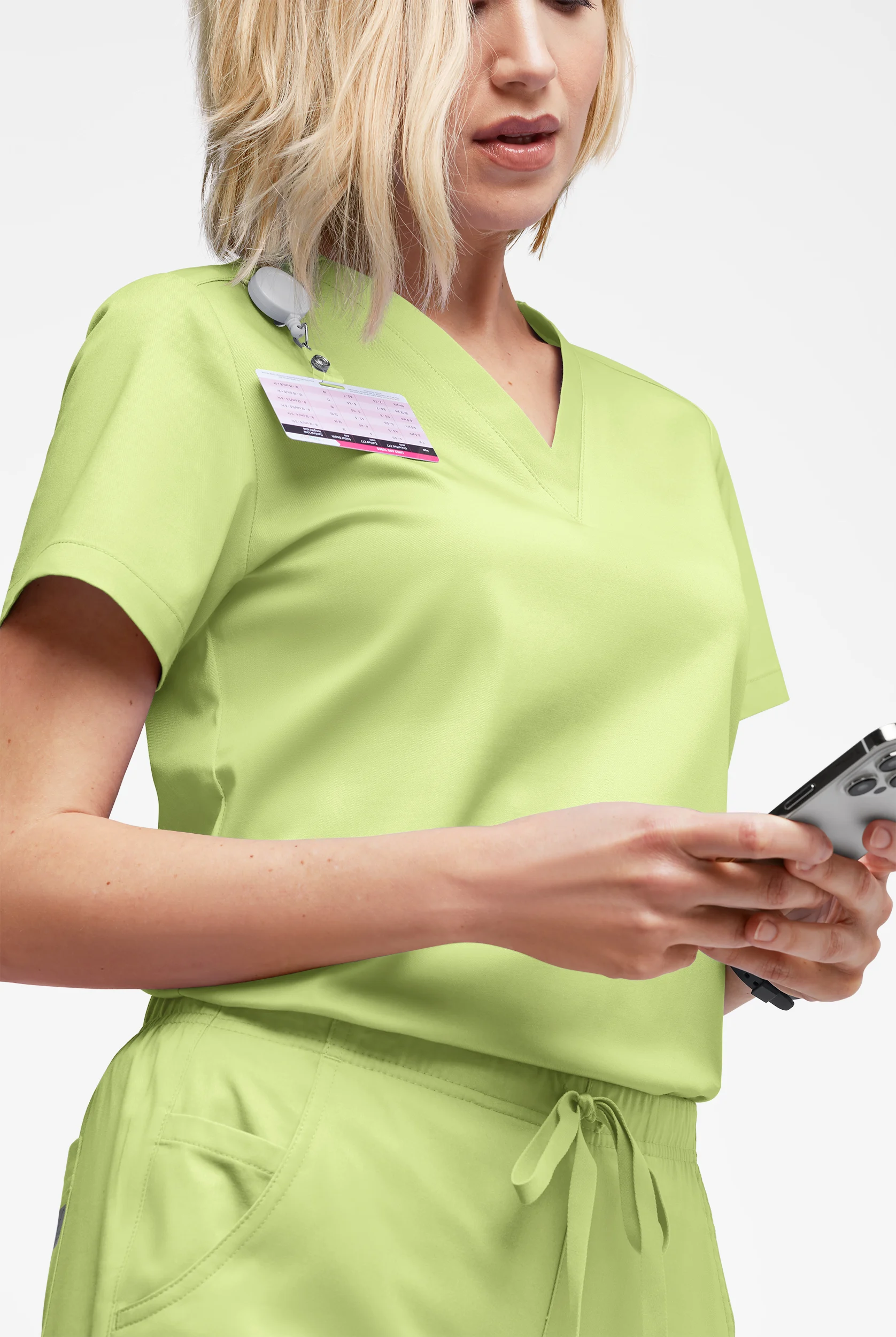 Butter-Soft STRETCH Women's V-Neck Tuck In Top