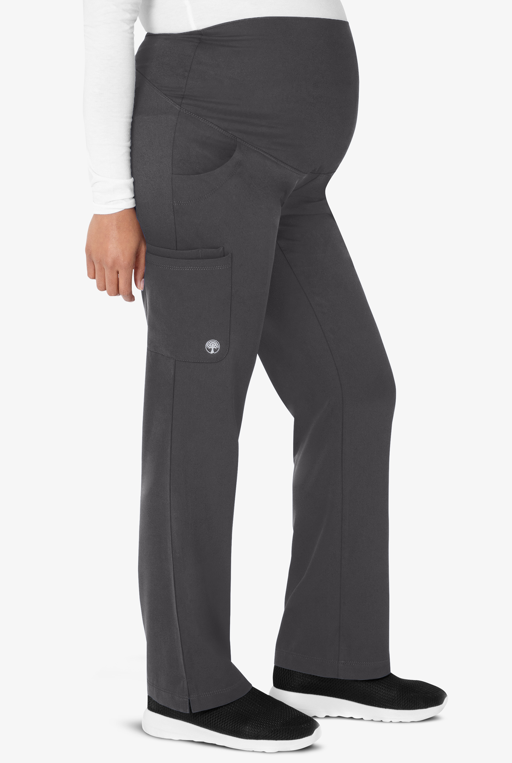 HH Works by Healing Hands Rose Women's 6-Pocket STRETCH Maternity Scrub Pants