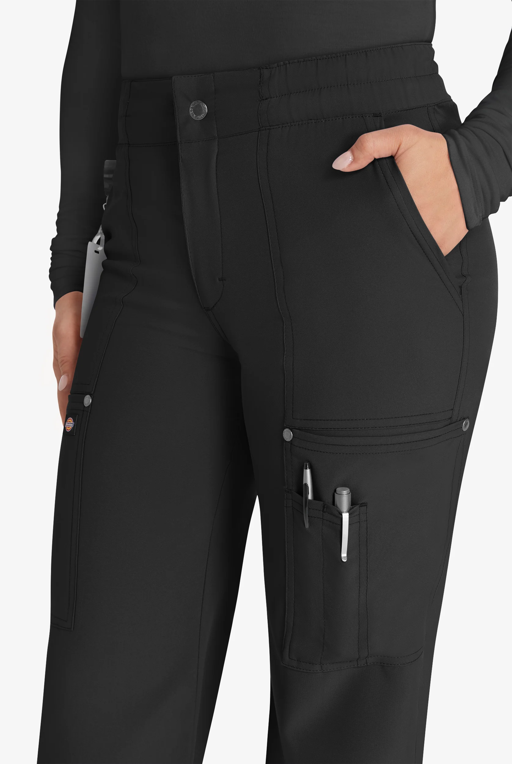 Dickies EDS NXT Women's 5-Pocket Straight Leg Cargo Scrub Pants