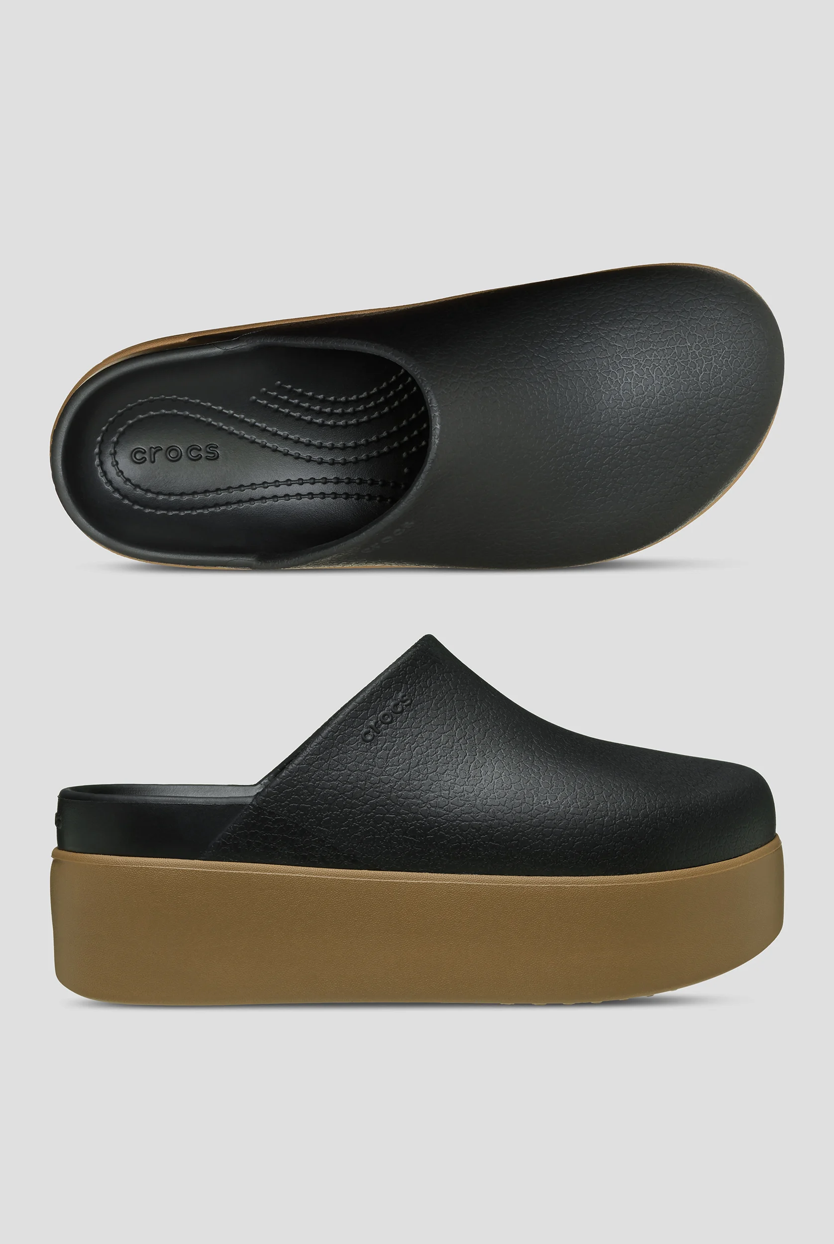 Crocs&trade; Women's Black / Sepia Dylan Platform Clog