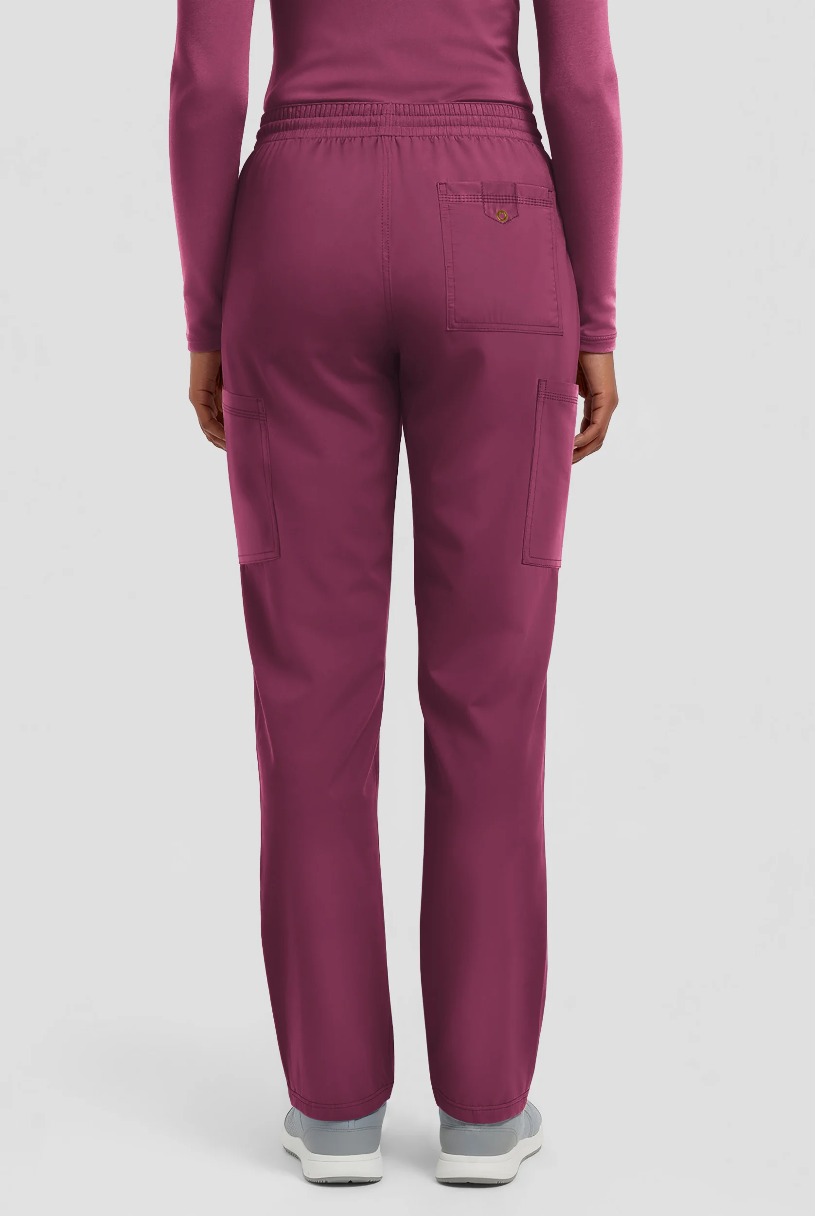 Dickies Forge Women's 6-Pocket Straight Leg Cargo Scrub Pants - Petite