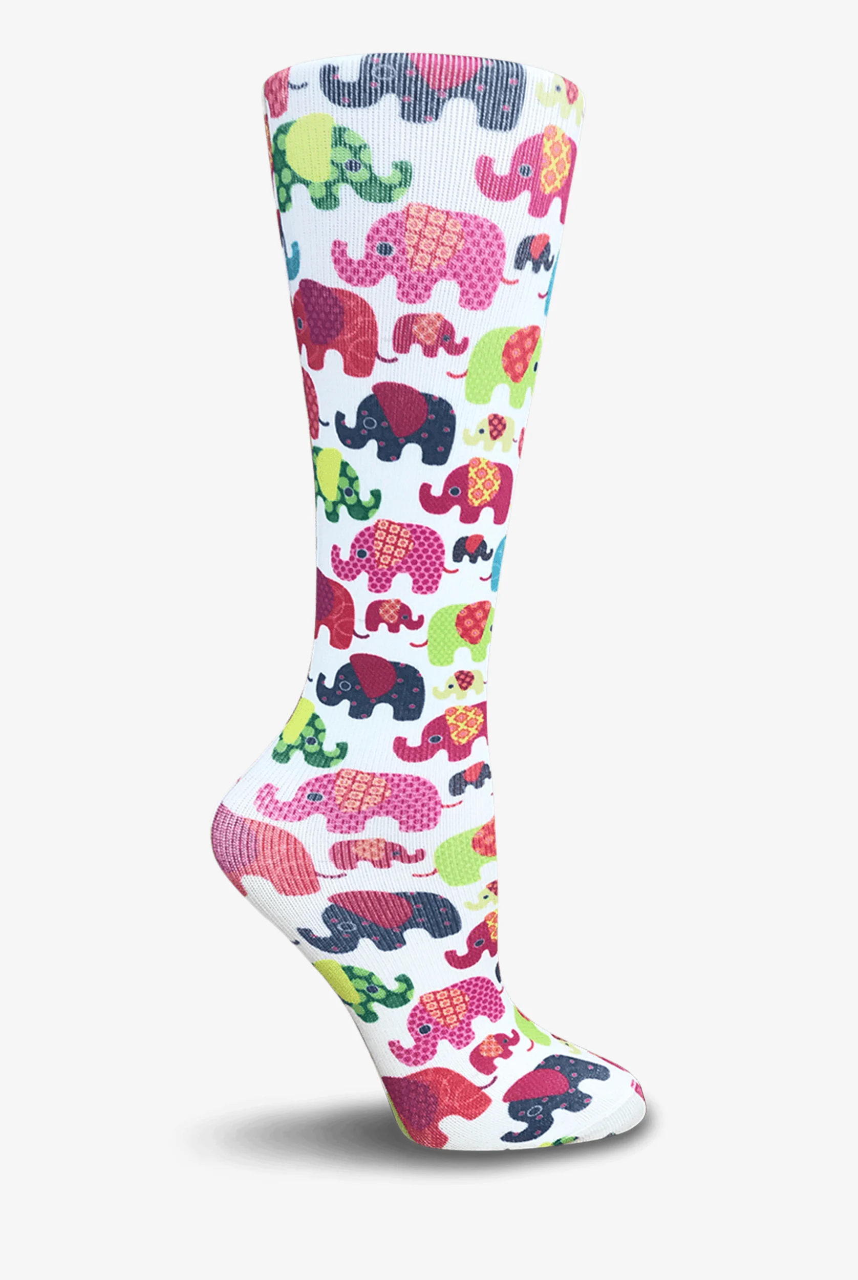 Cutieful Elephant Women's 10-18 mmHg Wide Light Compression Socks