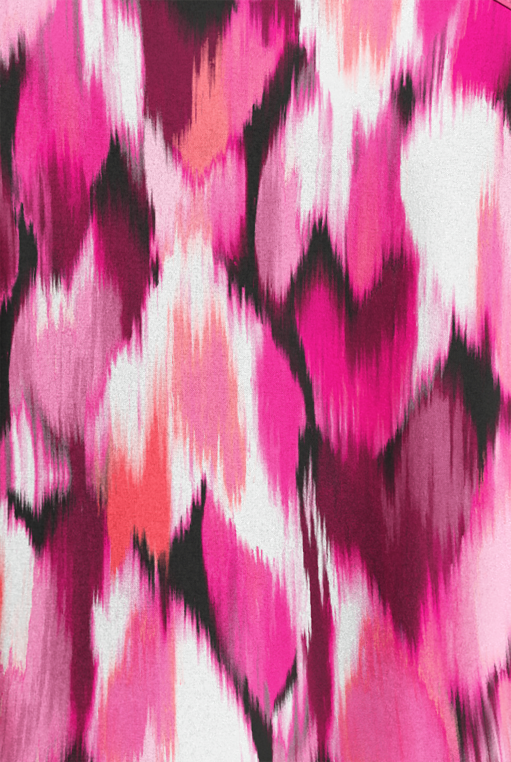 Easy STRETCH Love Garden Onyx Women's 4-Pocket Raglan Sleeve V-Neck Mock Wrap Print Scrub Top