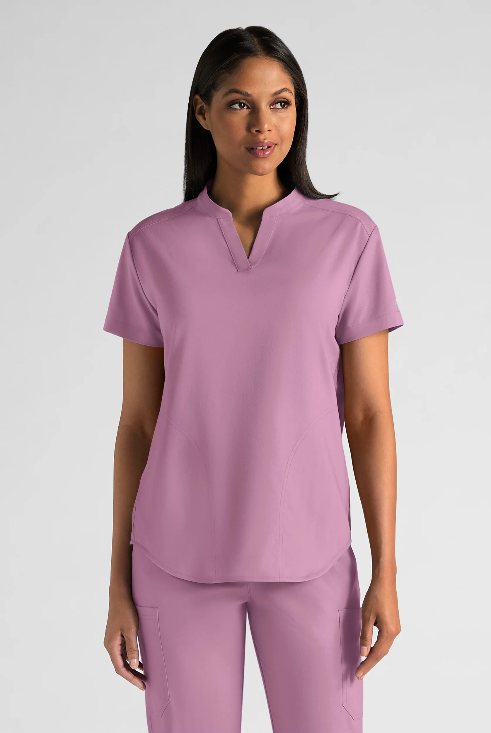 Butter-Soft STRETCH FLXTEK+ Women's 2-Pocket Oversized Henley Scrub Top