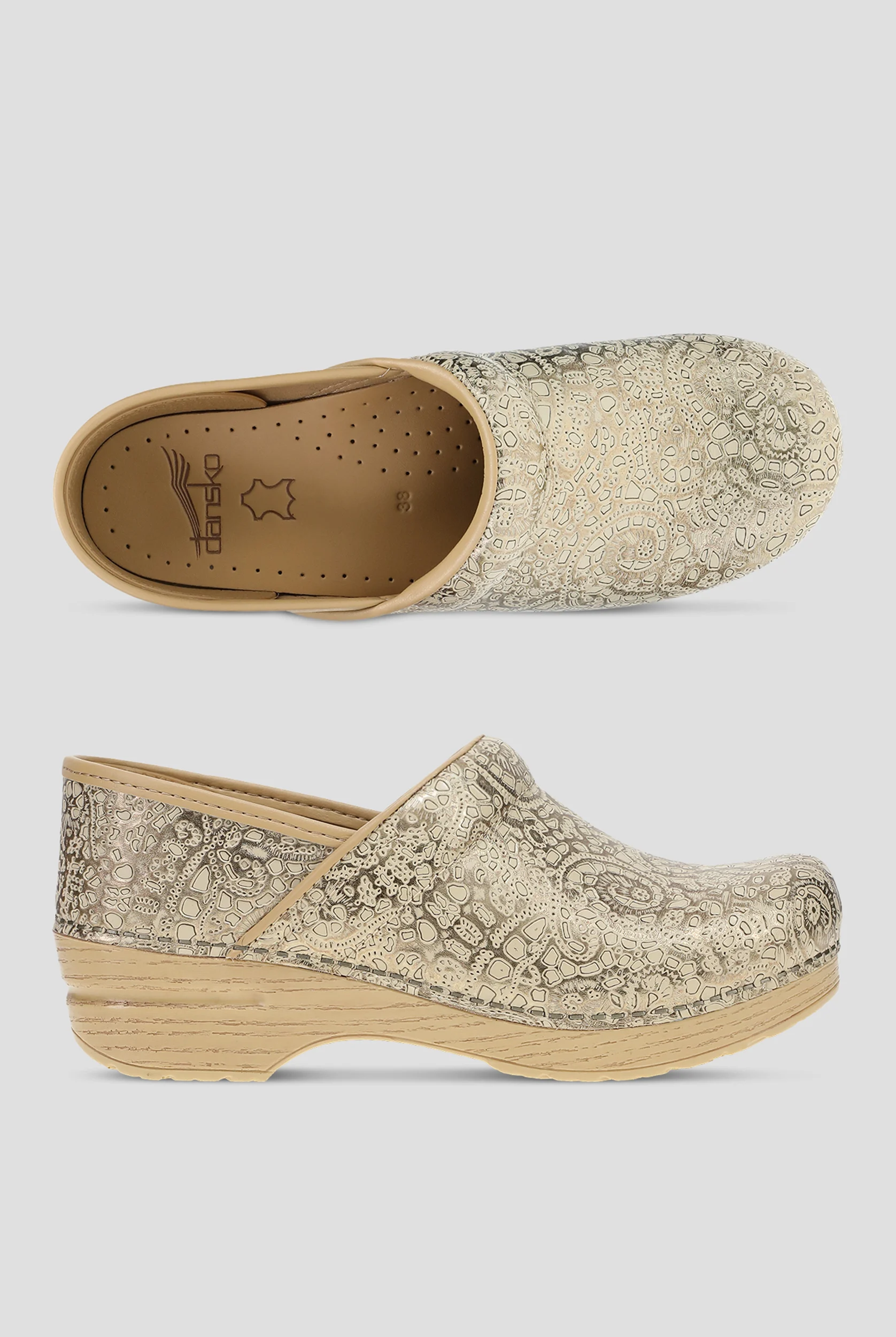 Dansko Women's Professional Lacy Leather Clog