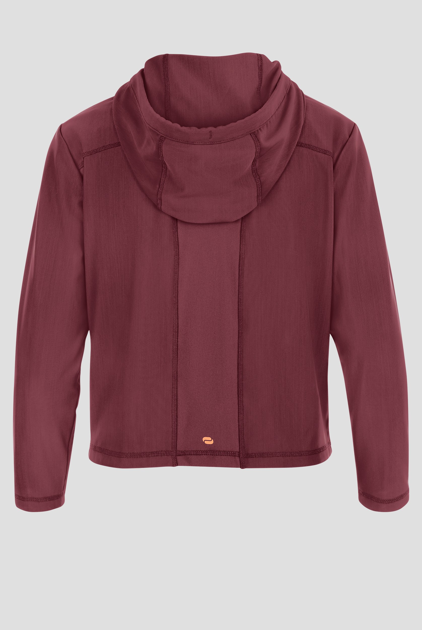 Infinity GNR8 Kinetic Knit Women's 2-Pocket STRETCH Mesh Crop Zip Front Hoodie Scrub Jacket