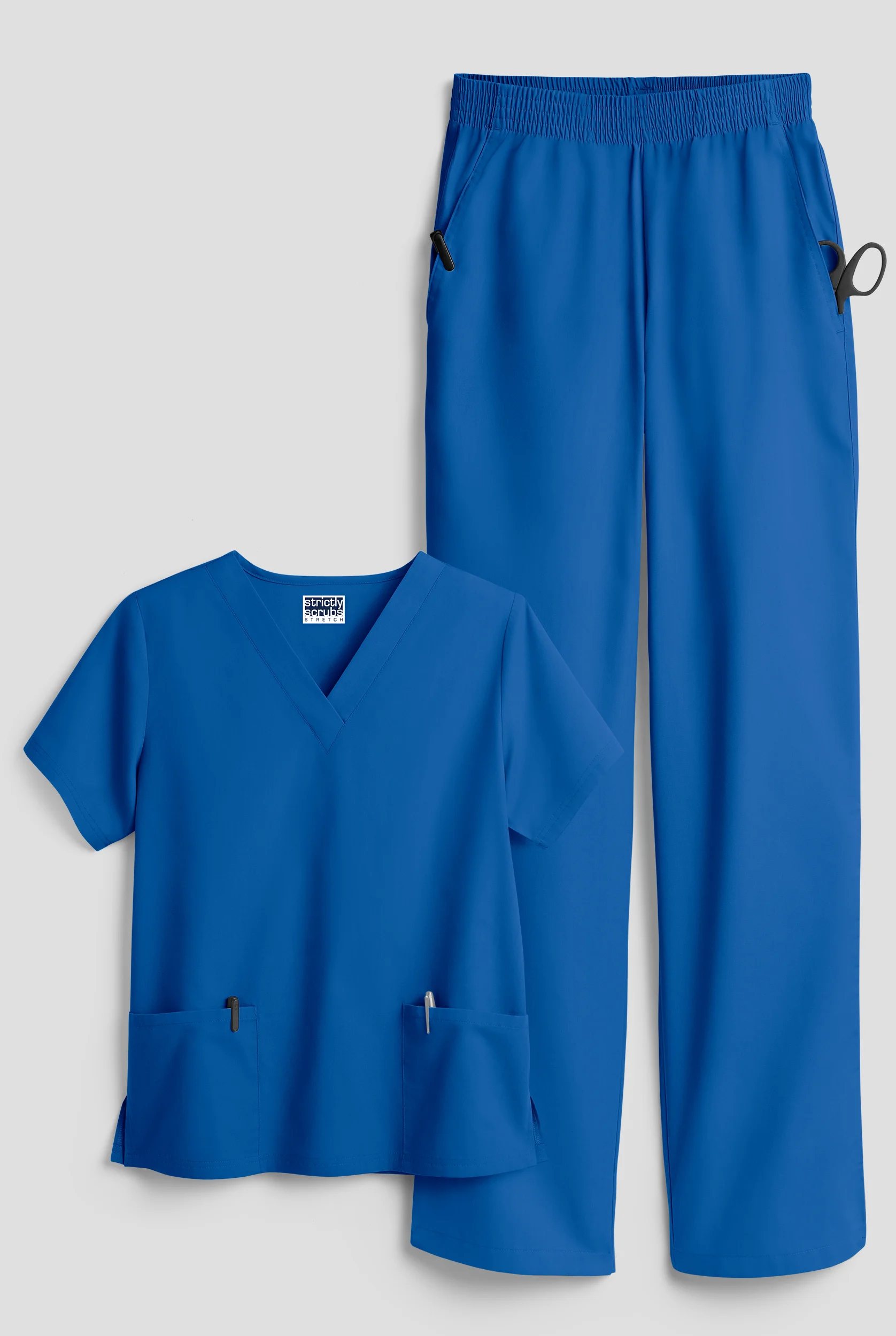 Strictly Scrubs Women's 4-Pocket Scrub Set