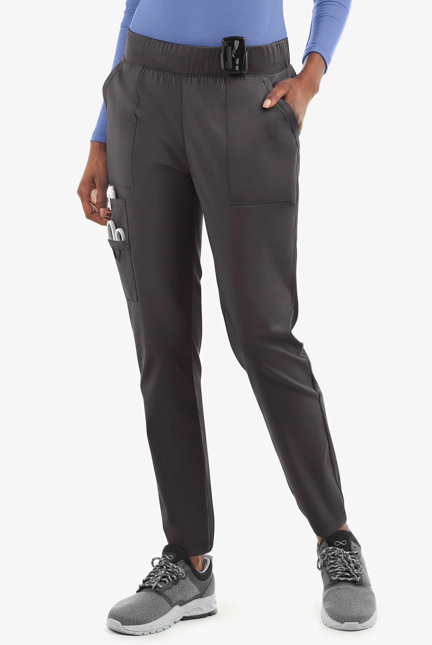 UA Exclusive Cherokee Workwear Professionals Active Women's 6-Pocket STRETCH Half Jogger Scrub Pants