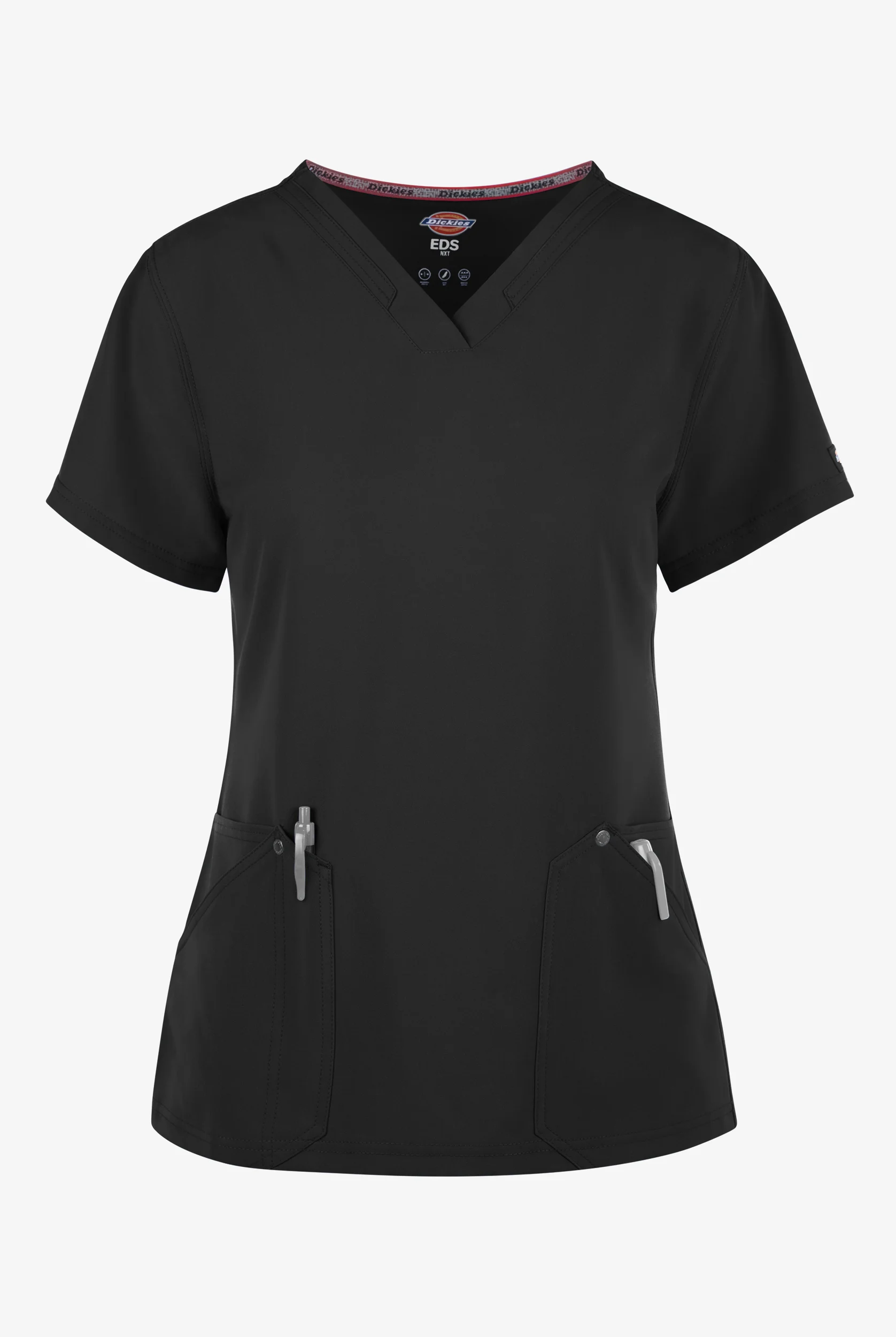 Blusa m&eacute;dica Dickies EDS NXT con cuello en V y 4 bolsillos para mujer