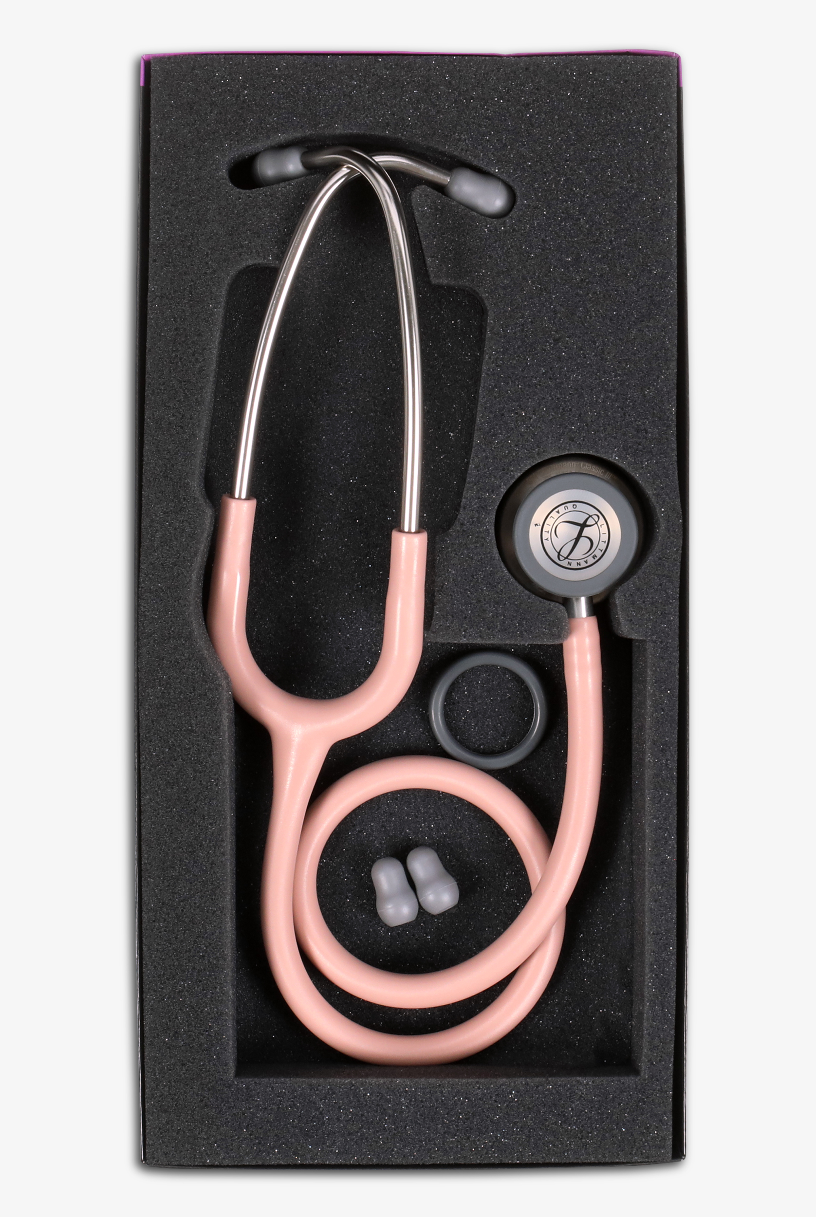 3M™ Littmann® Classic III™ Stainless Steel Finish Rose Champagne Satin Tube Stethoscope