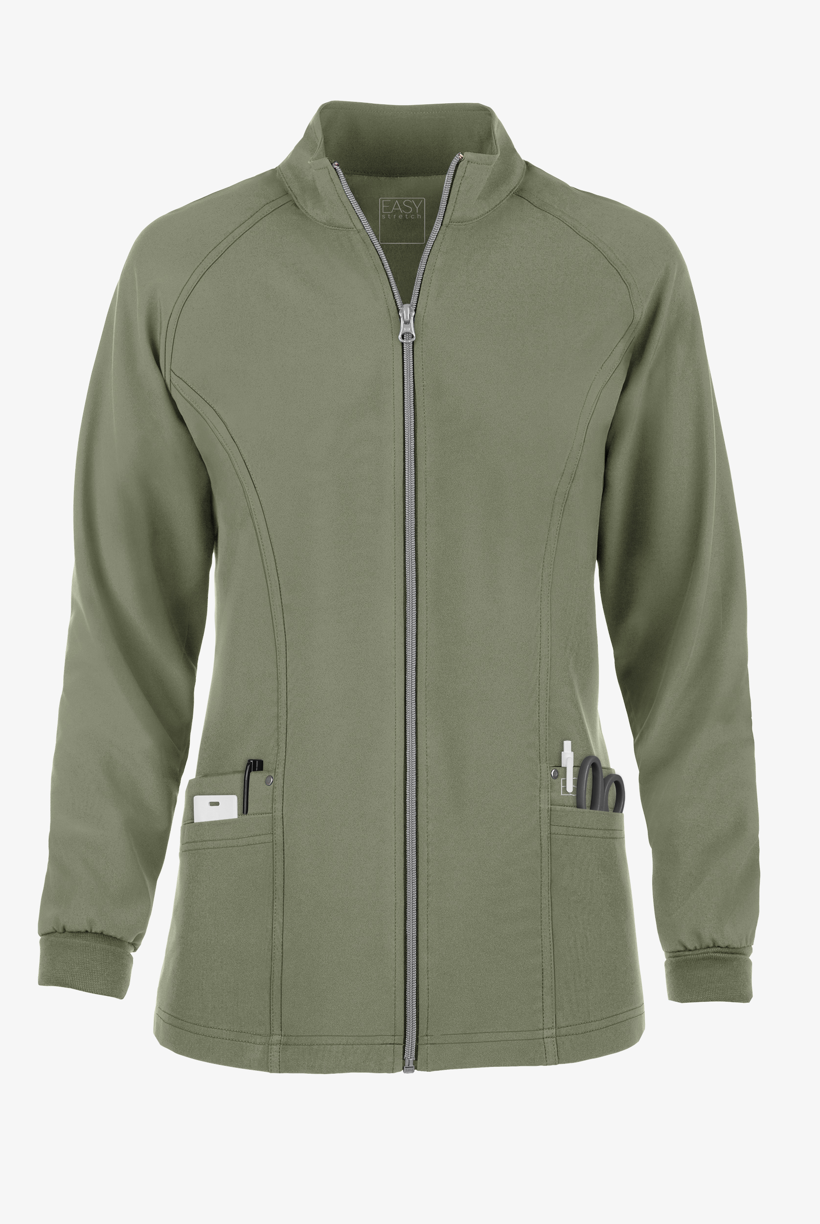 Easy STRETCH Zadie Women's 4-Pocket Raglan Scrub Jacket