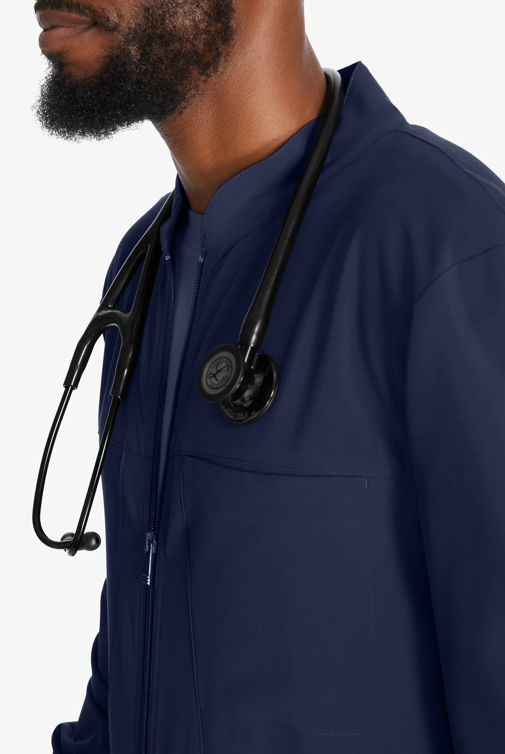 Chaqueta médica Dickies EDS Essentials STRETCH con cremallera y 3 bolsillos para hombre