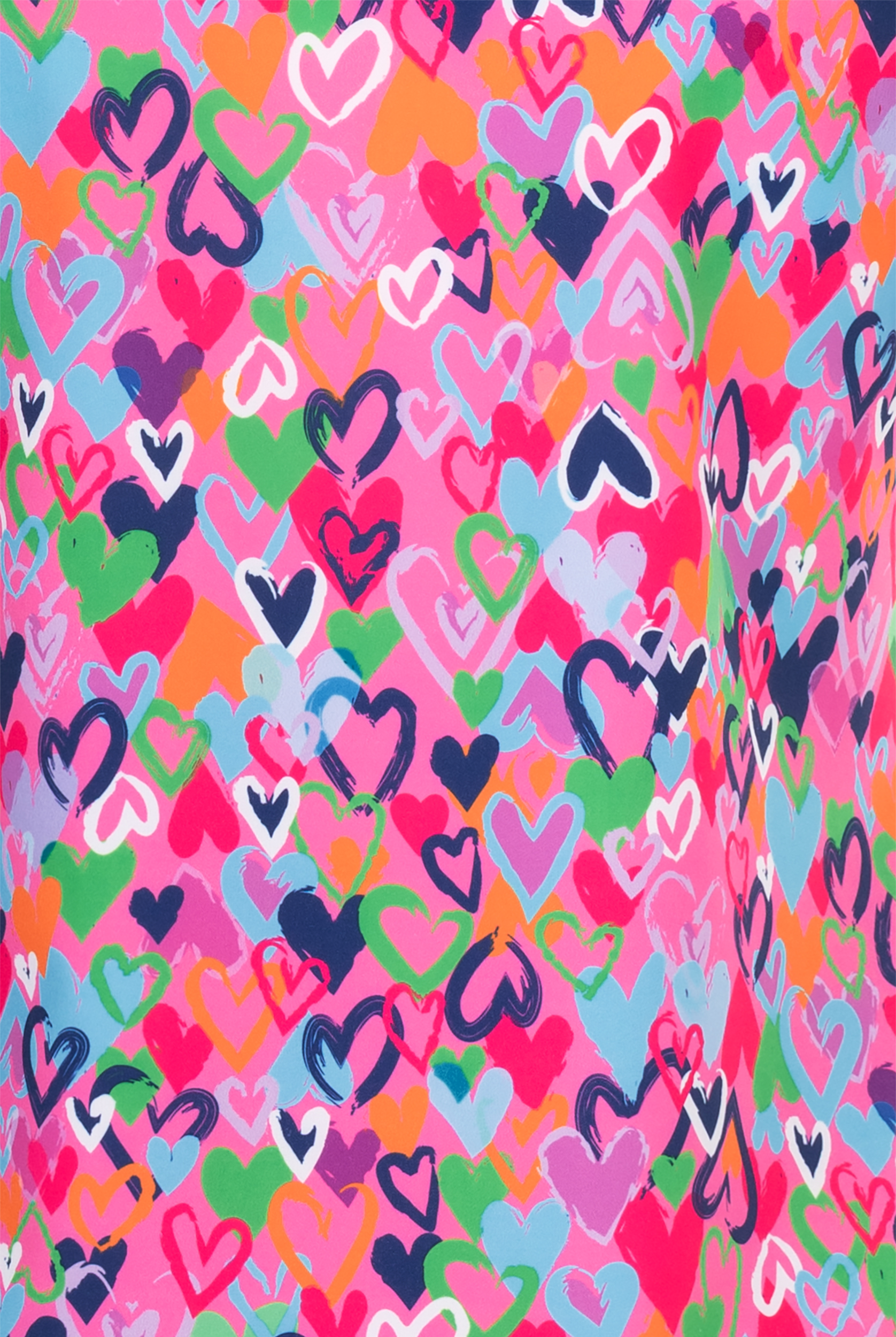 Zavate Ava Therese Lovestuck Women's 2-Pocket STRETCH V-Neck Print Scrub Top